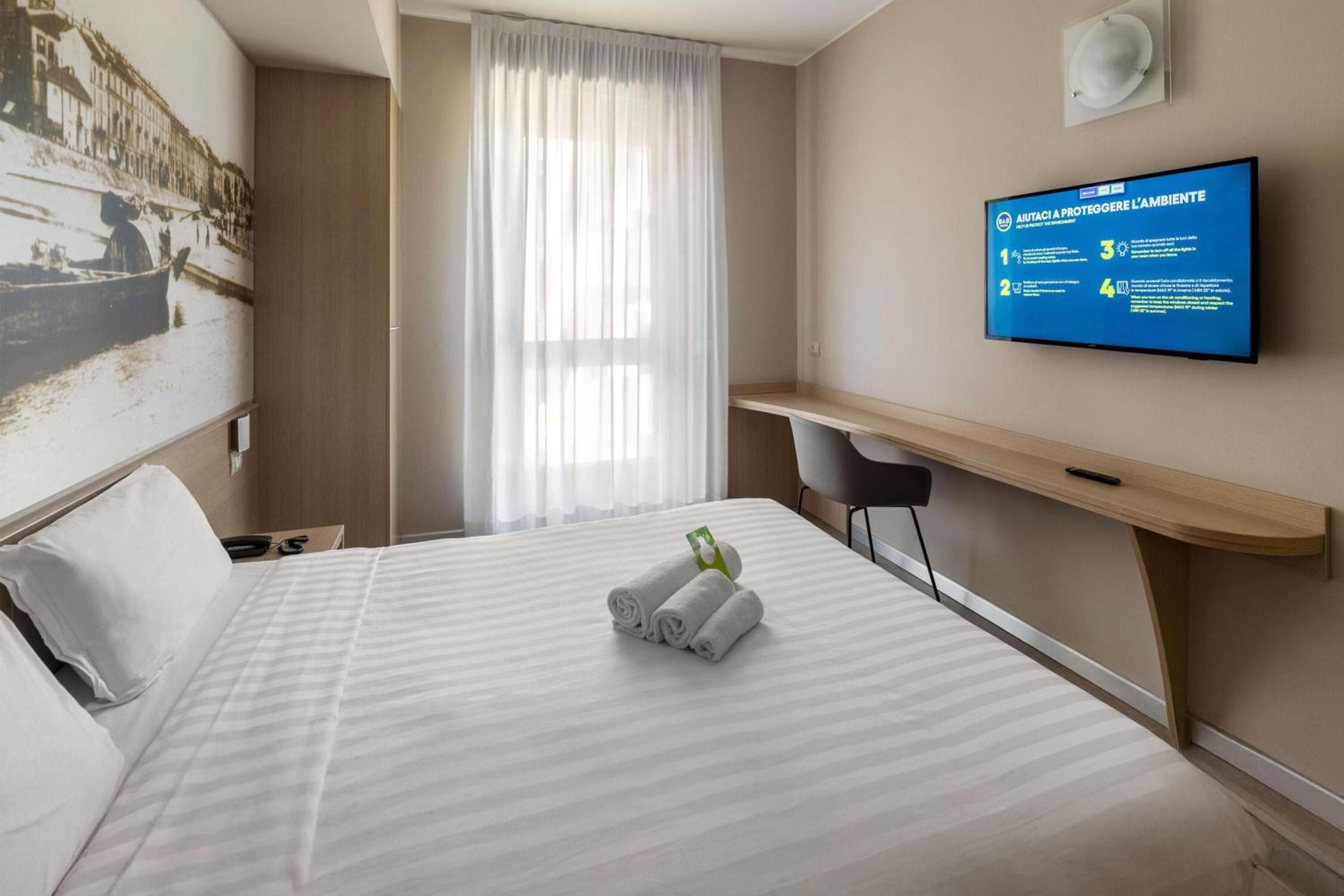 غرفة بسرير كوين، B&B Hotel Milano Portello 4/10
