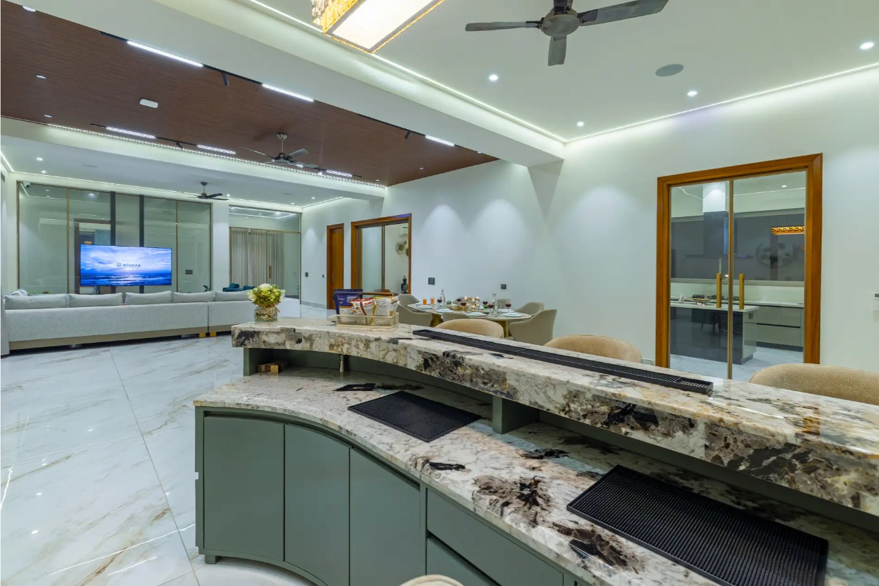 ELIVAAS Levante Farms 5 BHK Villa With Private Pool, Bar, Garden and Gazebo 13/21