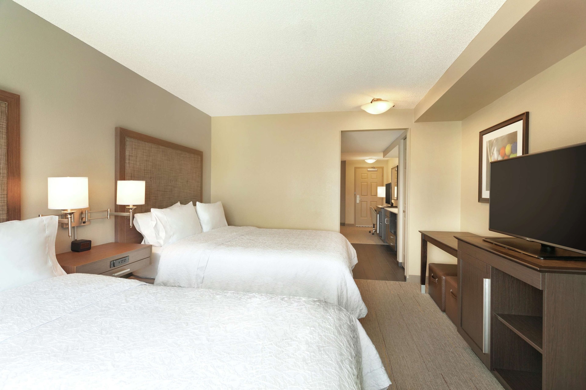 جناح استوديو بسريرين كوين مع أريكة، Hampton Inn & Suites Hershey Near The Park 2/7