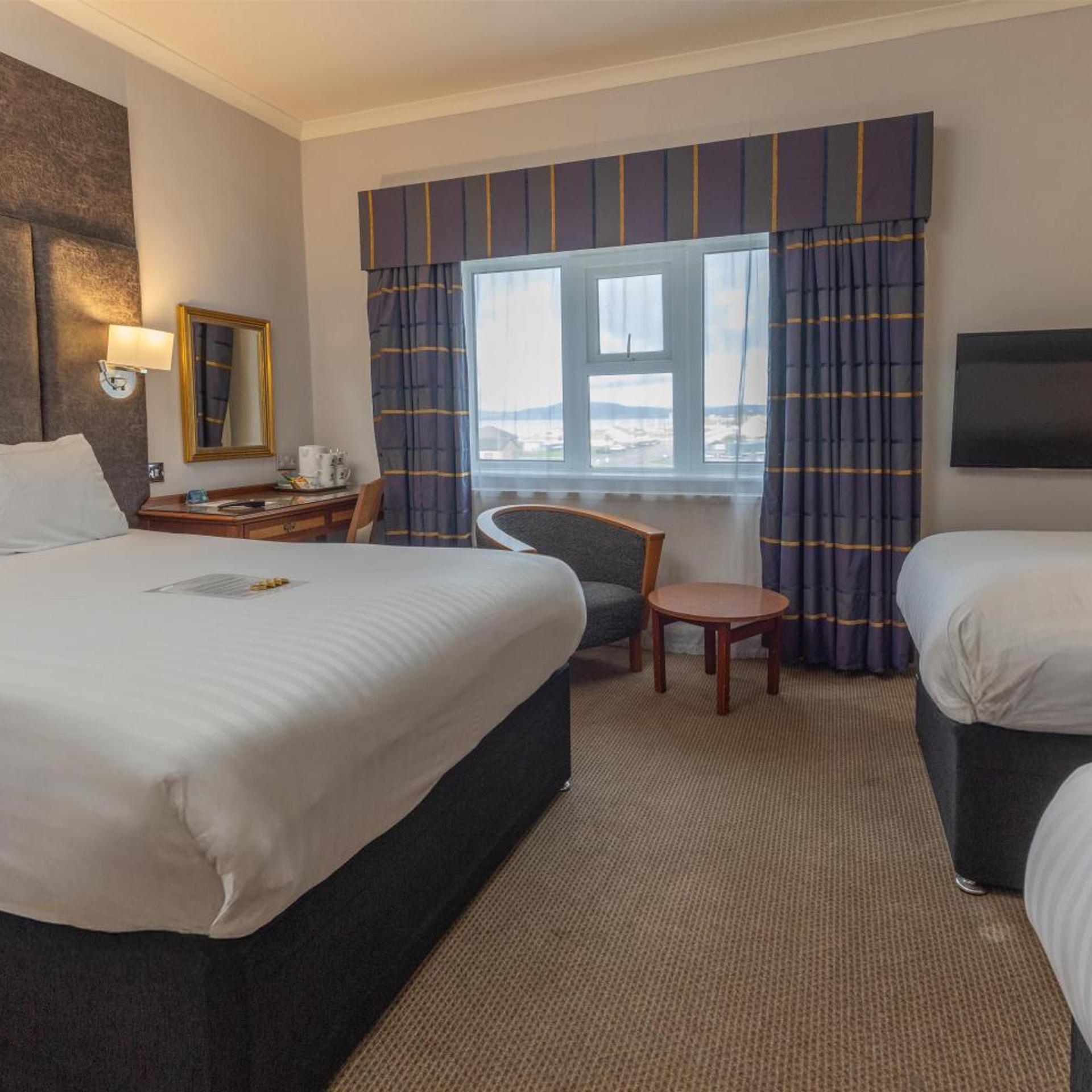 Family, Double and Twin Beds, Best Western Aberavon Beach Hotel 3/6