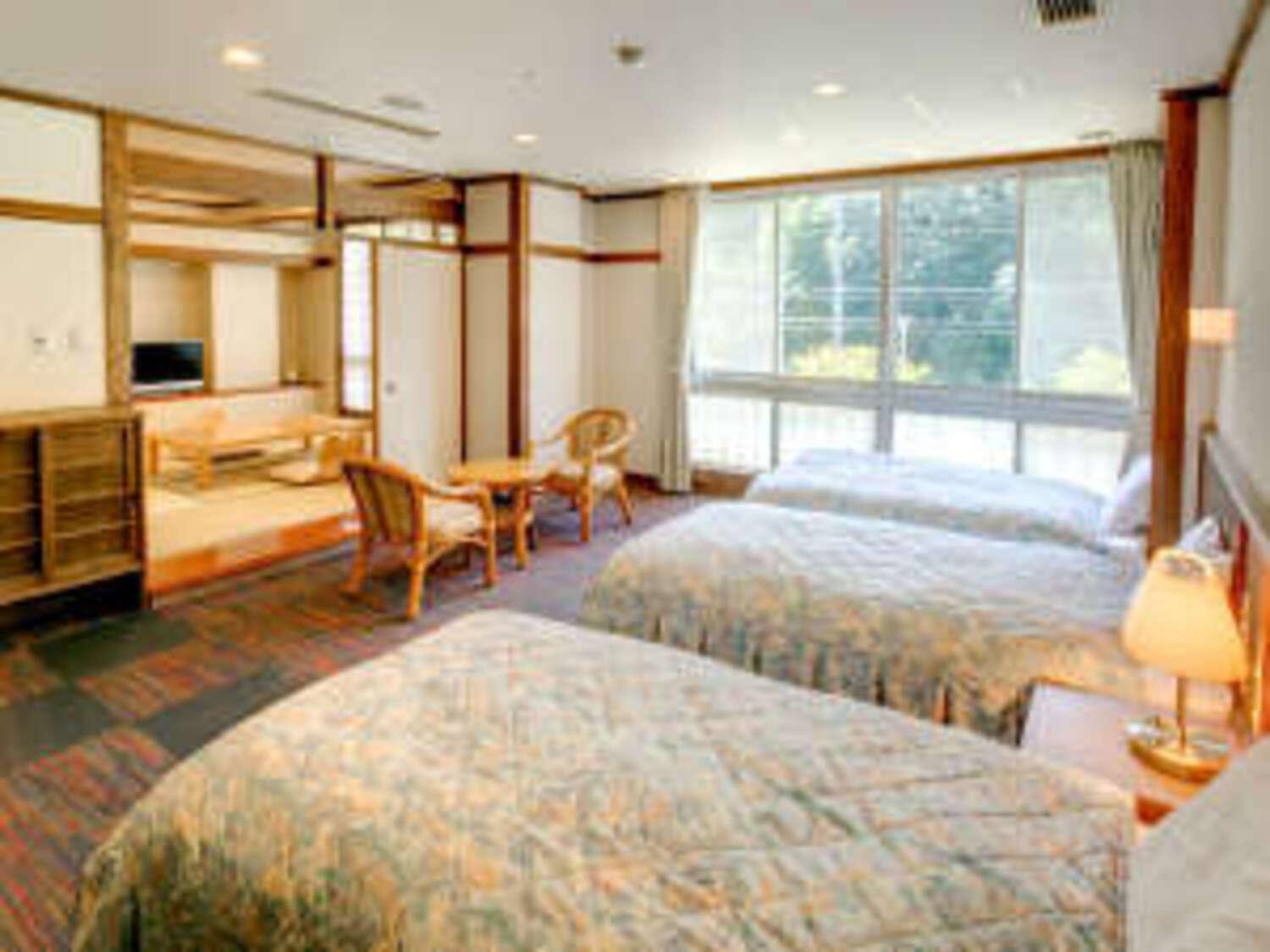 Japanese Western, Spacious, Twin Beds