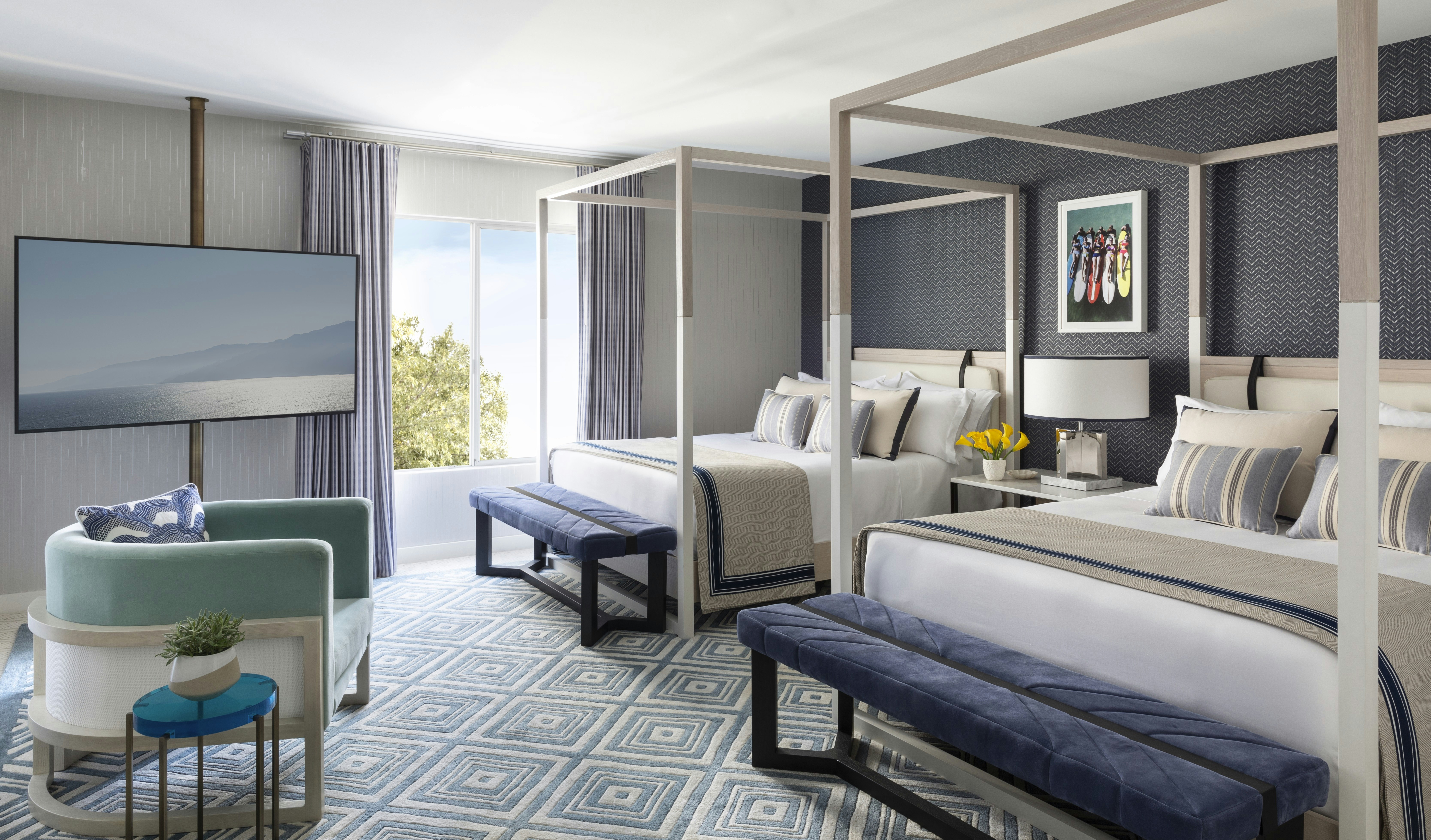 Ocean, 2 Queen Beds