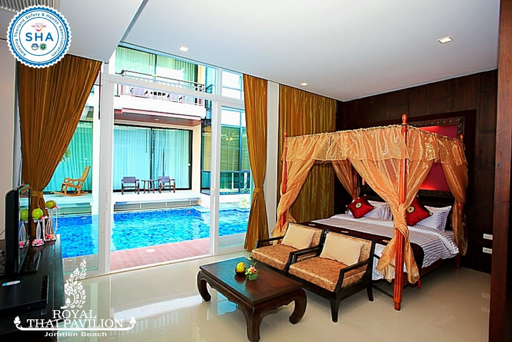 Villa, King Bed, Pool Access