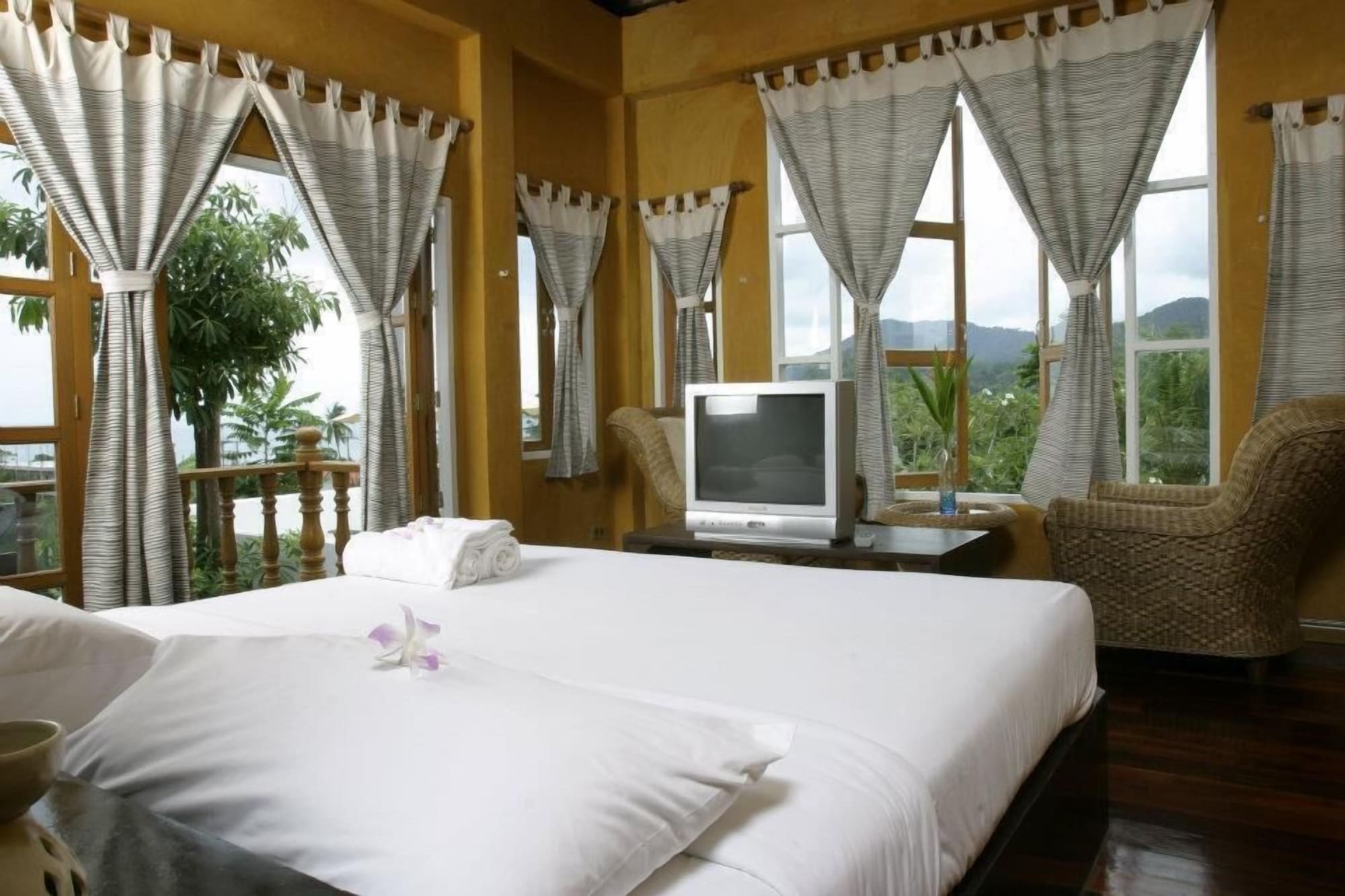 Top, Deluxe, House, King Bed, with View