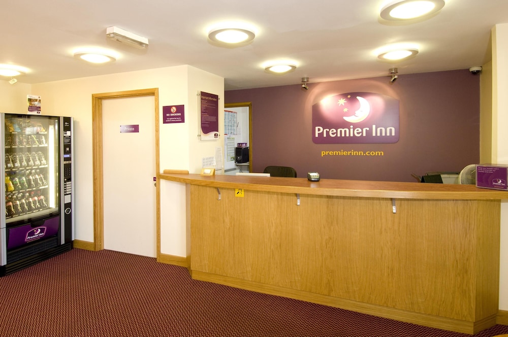 Lobby at Premier Inn Gloucester Business Park, GLOUCESTER - UK