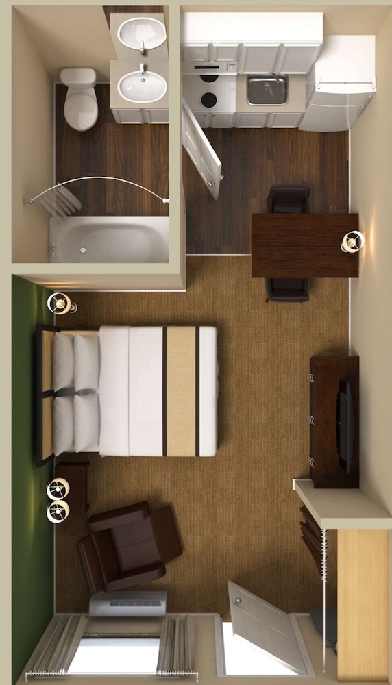 استوديو بسرير كوين، Extended Stay America Boca Raton - Commerce 8/8