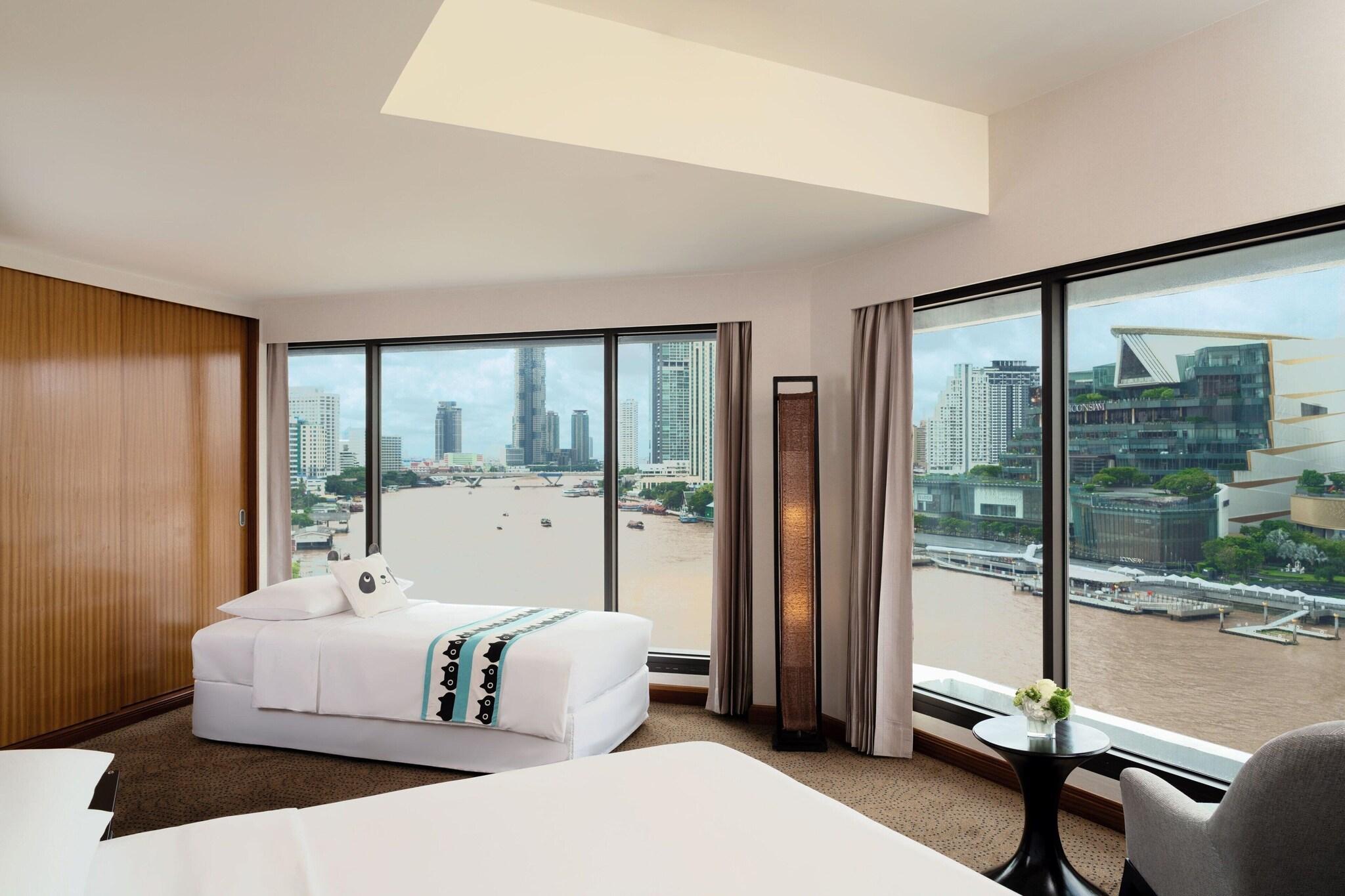 جناح بسرير كينج بغرفة نوم واحدة، Royal Orchid Sheraton Riverside Hotel Bangkok 6/10
