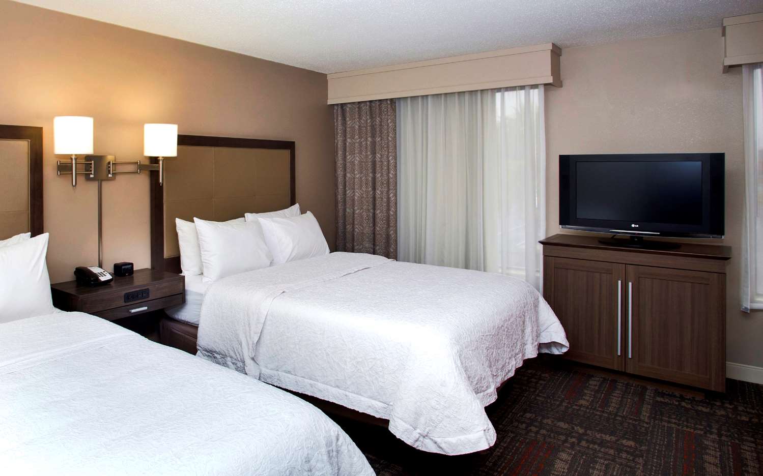 جناح استوديو بسريرين كوين، Hampton Inn and Suites Valdosta Conference Center 2/2