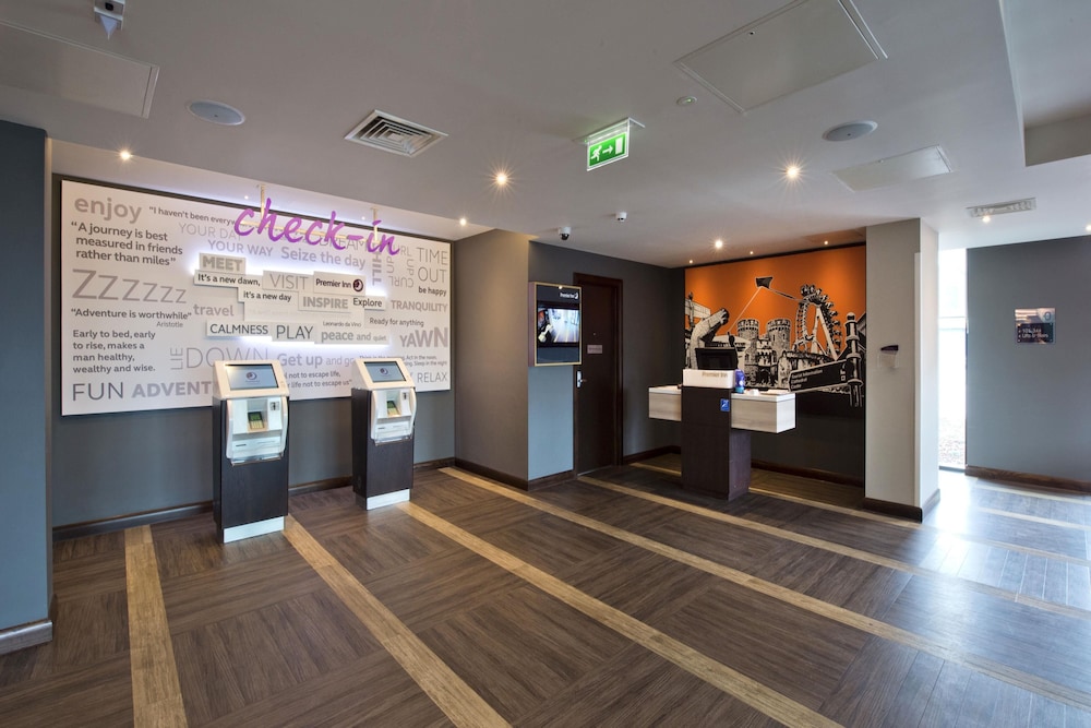 Lobby at Premier Inn Slough West (Slough Trading Estate) Hotel, SLOUGH