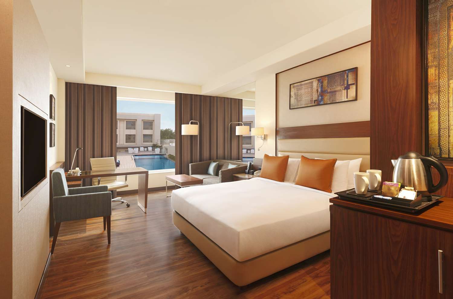 Room, King Bed, Pool View