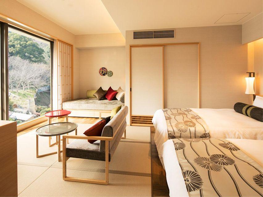 Premium, Twin Beds, Outdoor Bath