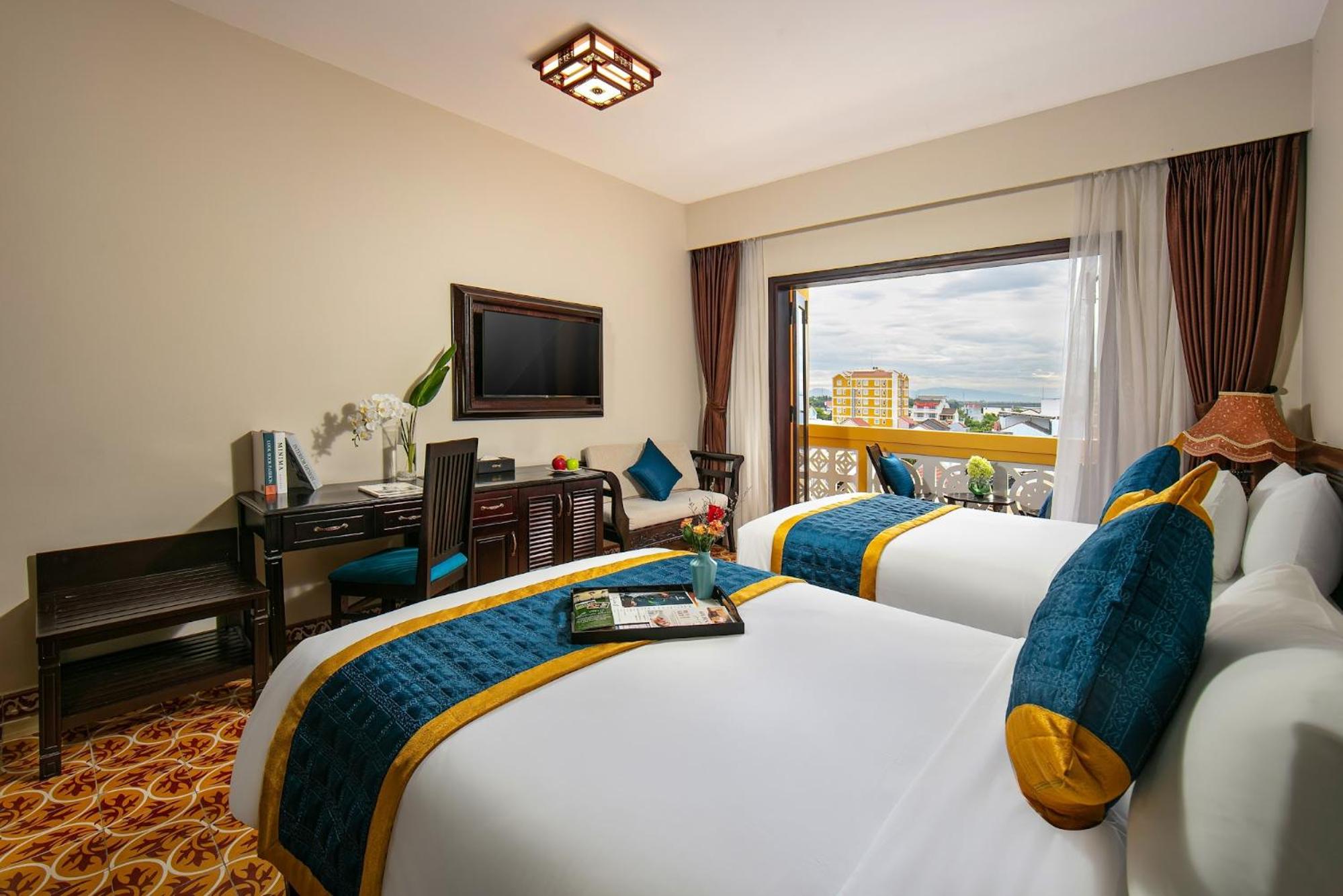 Trendy, Double or Twin Bed, Pool View, Balcony