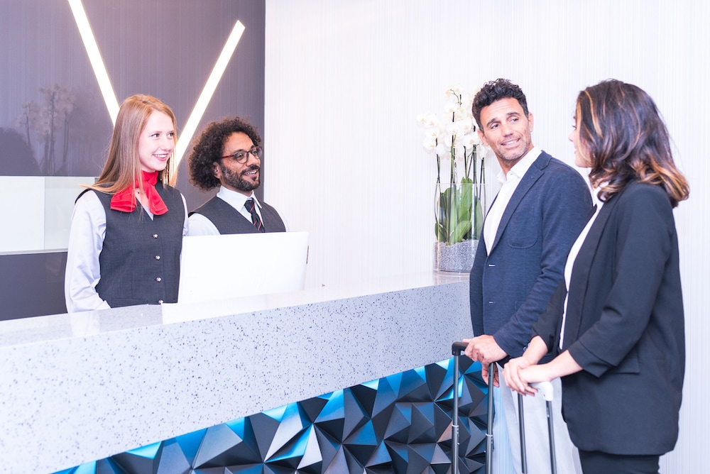 Lobby at iQ Hotel Milano, MILAN
