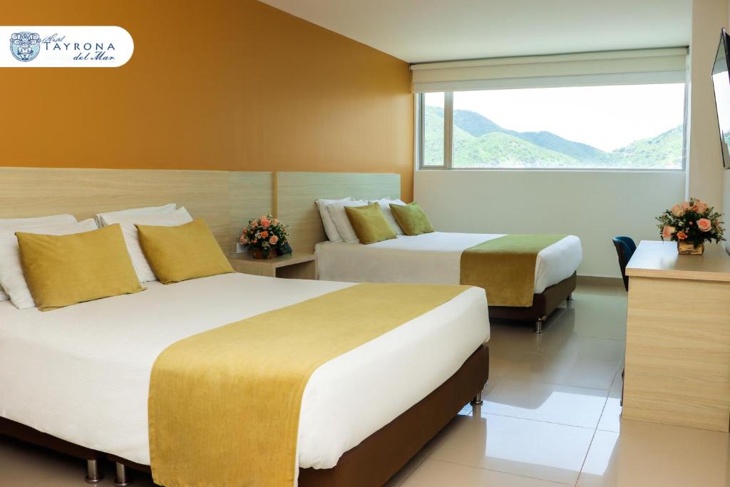 غرفة قياسية ثلاثية، Hotel Tayrona Del Mar 2/2