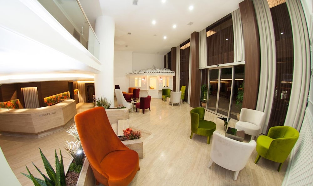 Lobby at Birbey Hotel, ISTANBUL