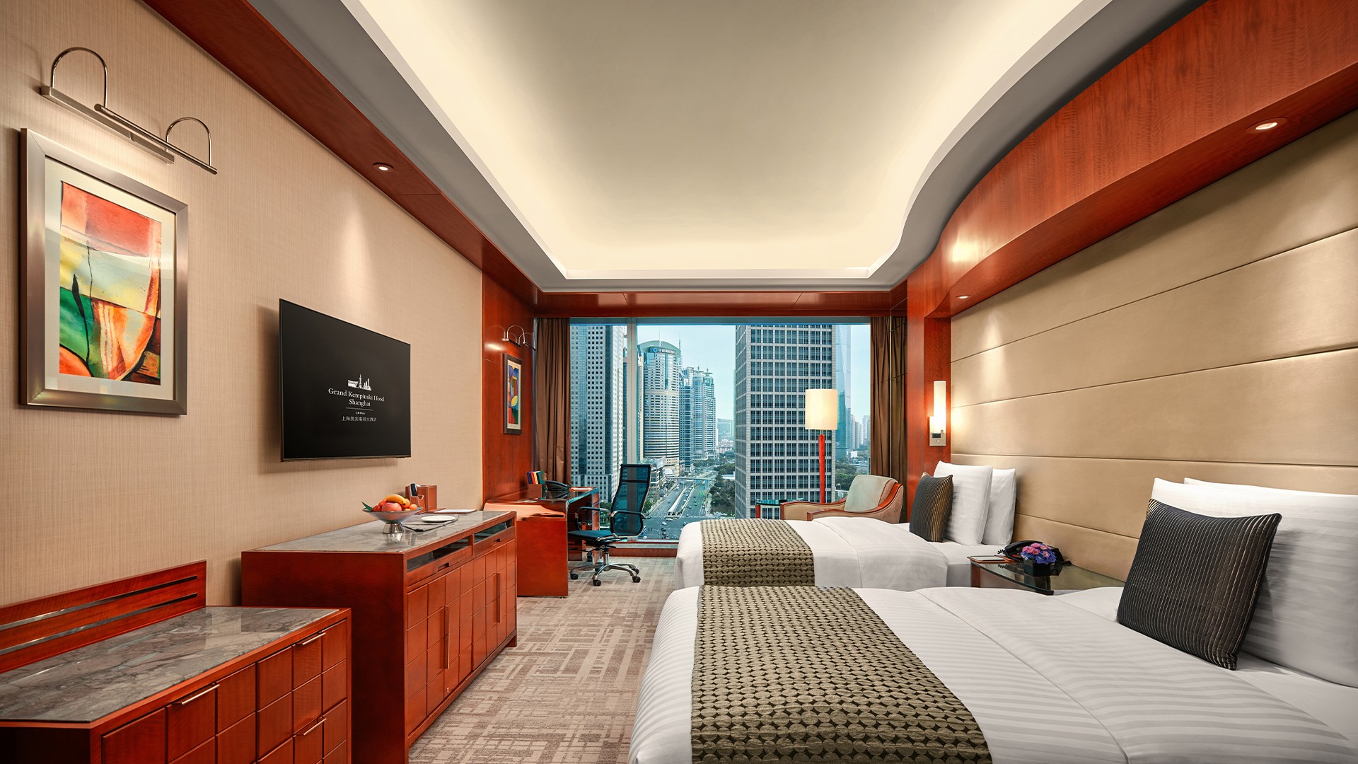 Premier Skyline View Twin Room