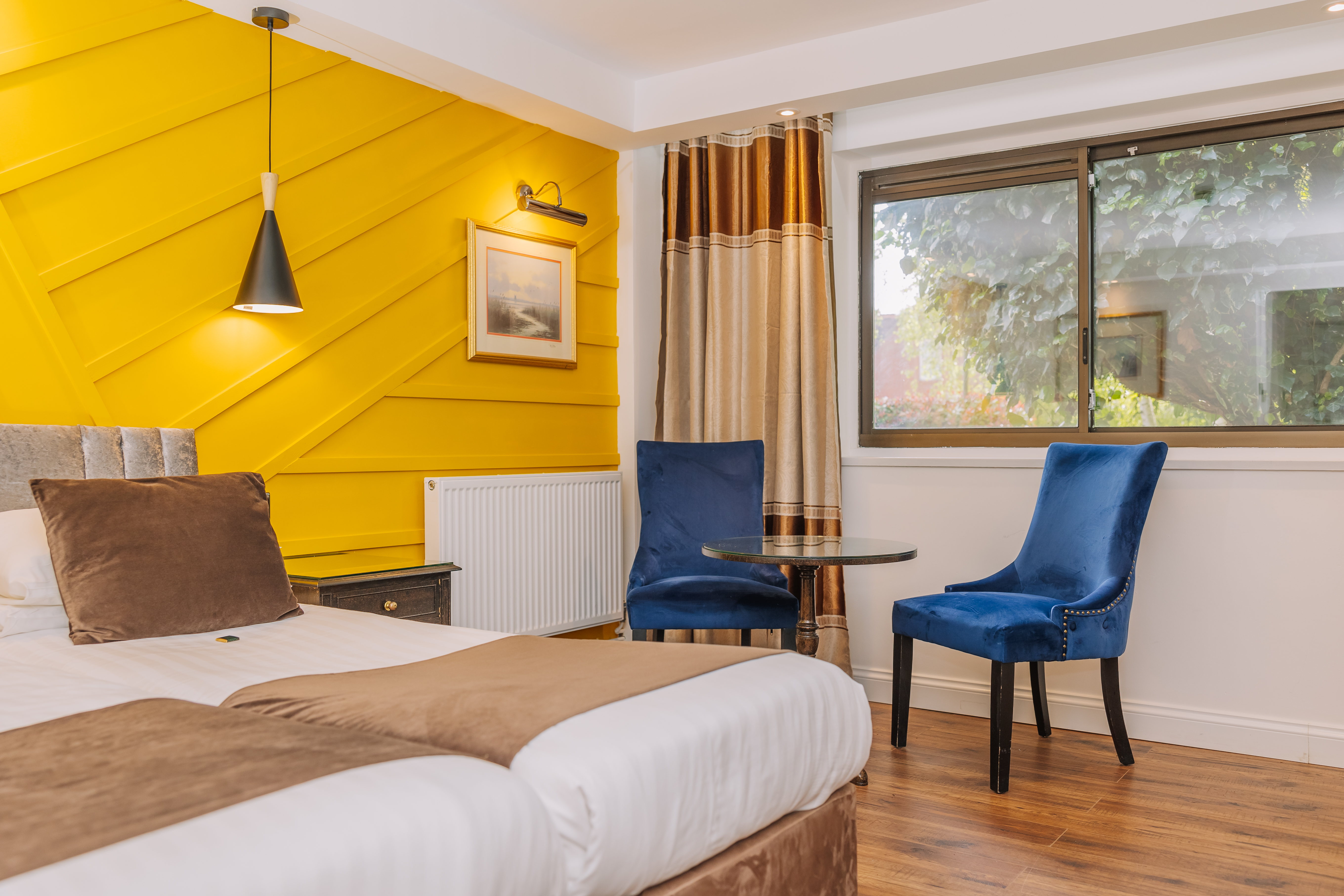 غرفة بسريرين منفصلين بإطلالة على الحديقة، Muthu Belstead Brook Hotel 4/5