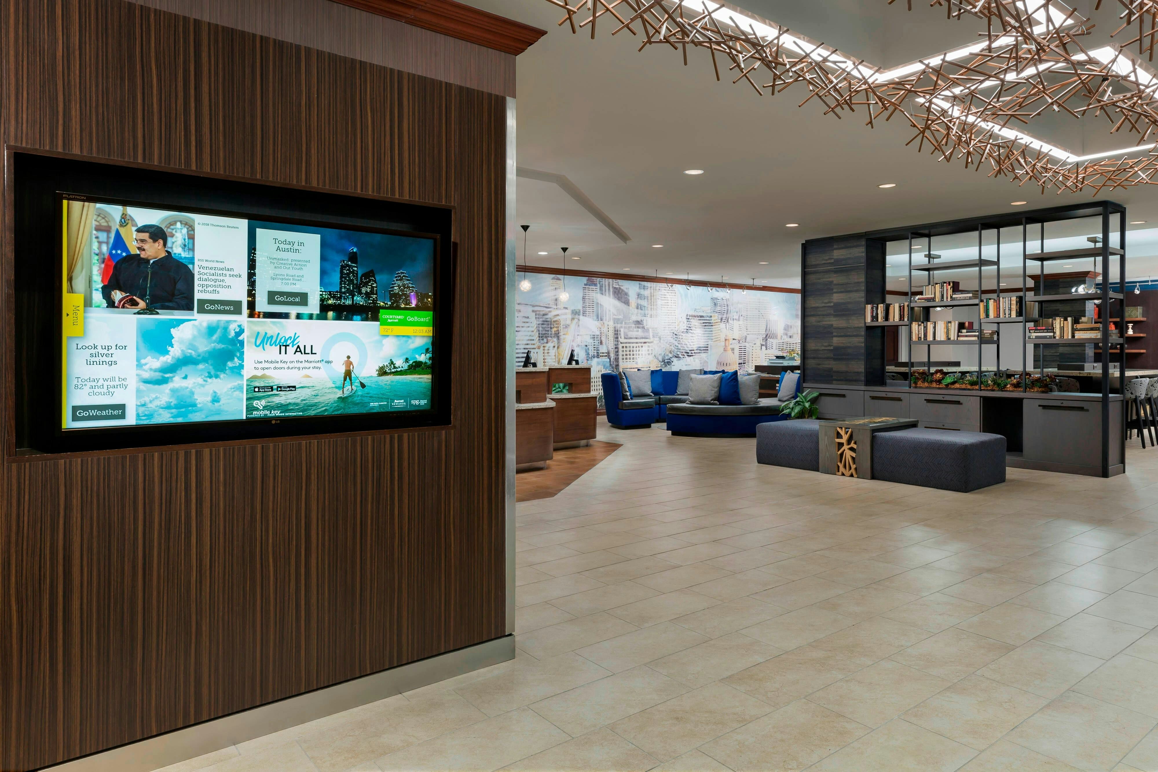 Lobby at Courtyard By Marriott Austin Downtown Convention Center, AUSTIN - TX