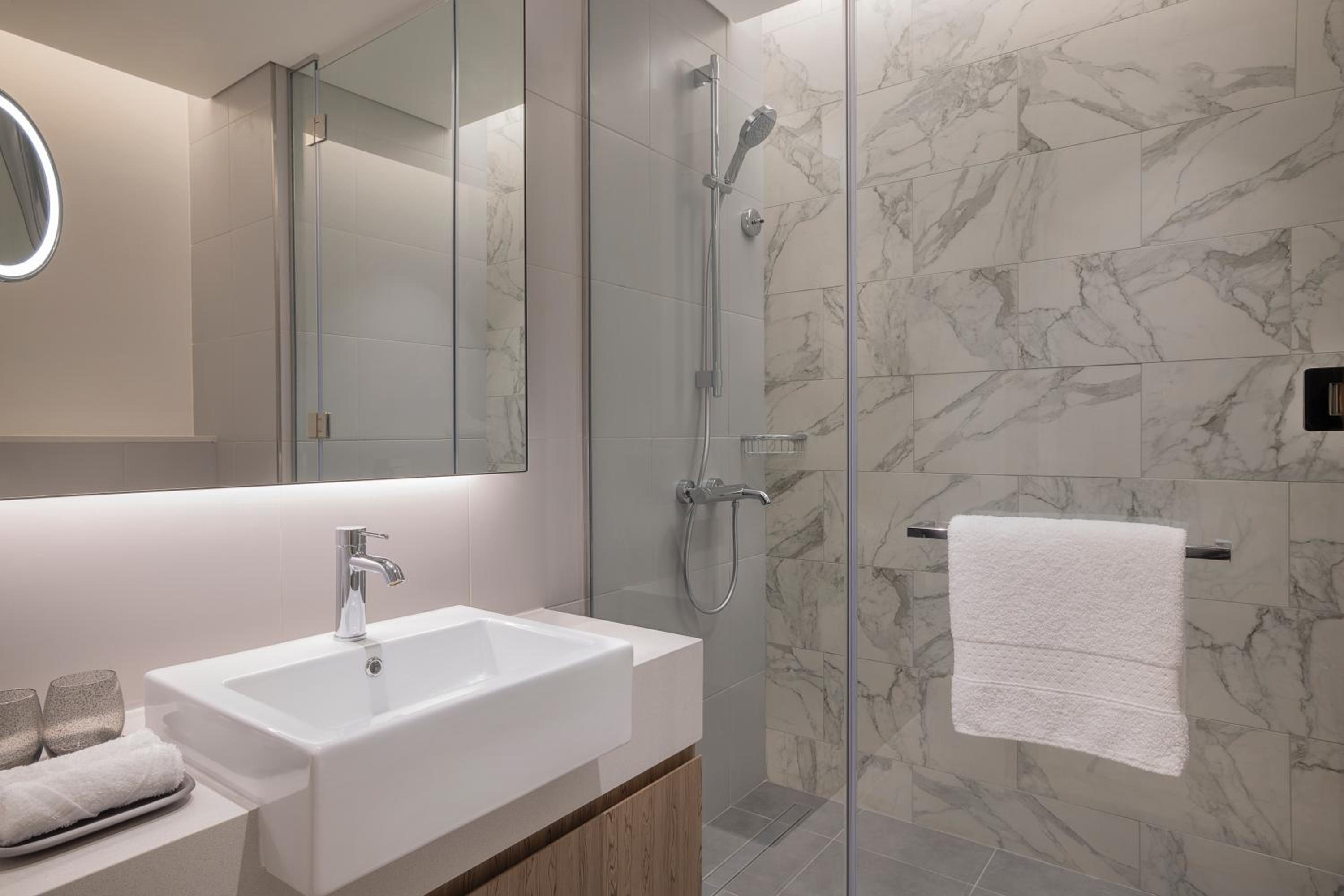 شقة بسريرين مزدوجين بغرفتي نوم، DoubleTree by Hilton Abu Dhabi Yas Island Residences 10/10