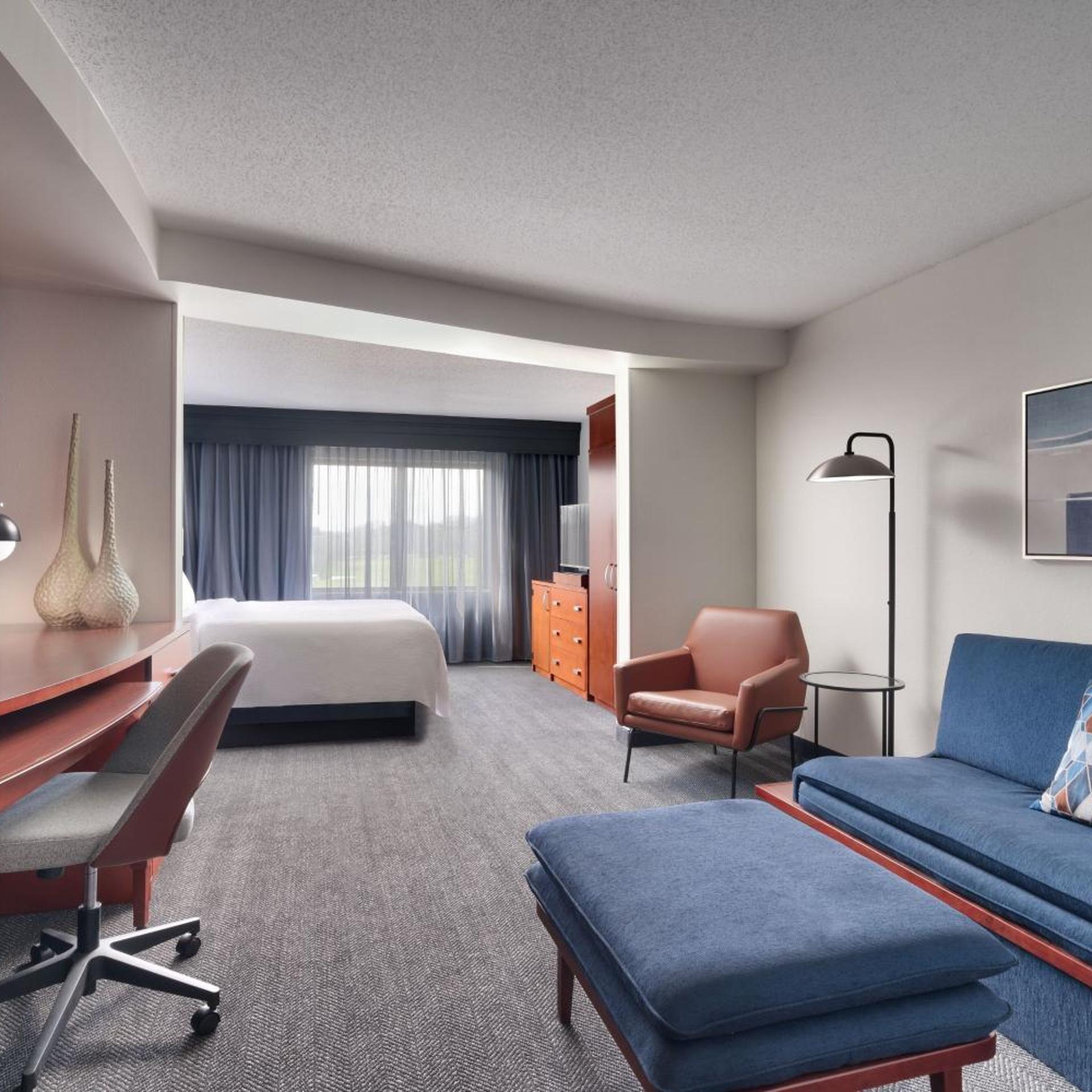 استوديو كبير بسرير كينج، Courtyard Marriott Johnson City 5/6