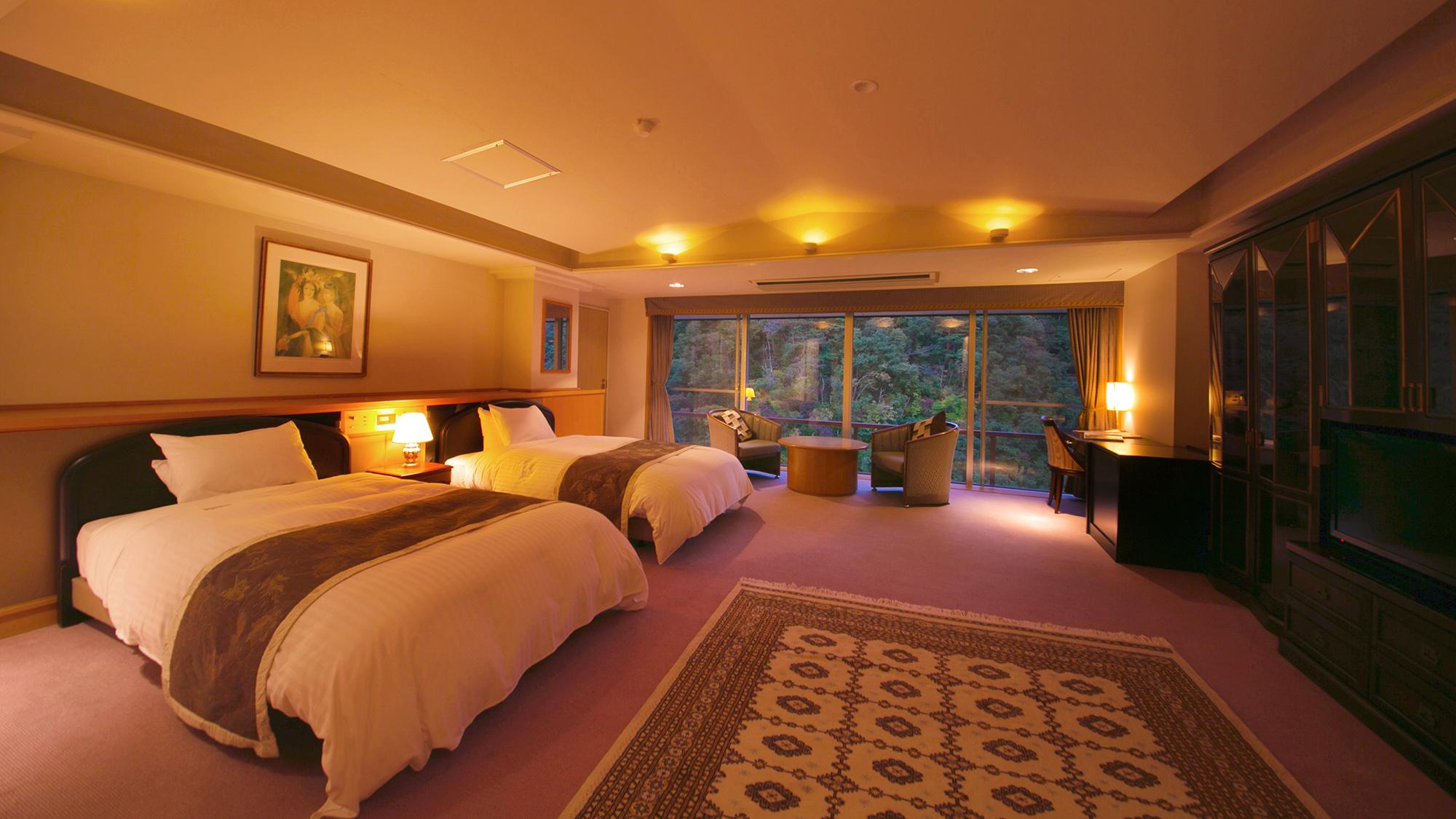 Western, Deluxe, Twin Beds, River View, Adult Only