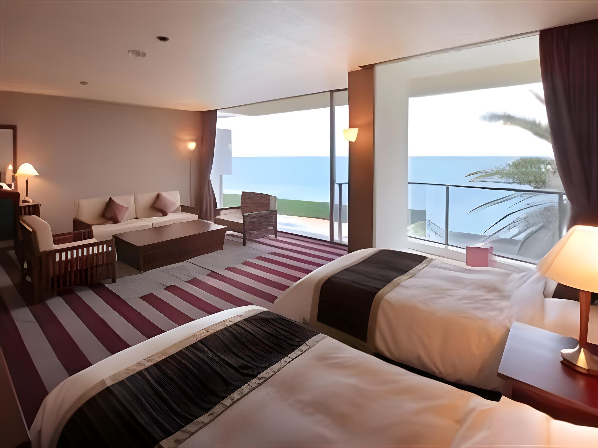 Semi Room, Western, Suite, 4 Semi Double Beds, Sea Side