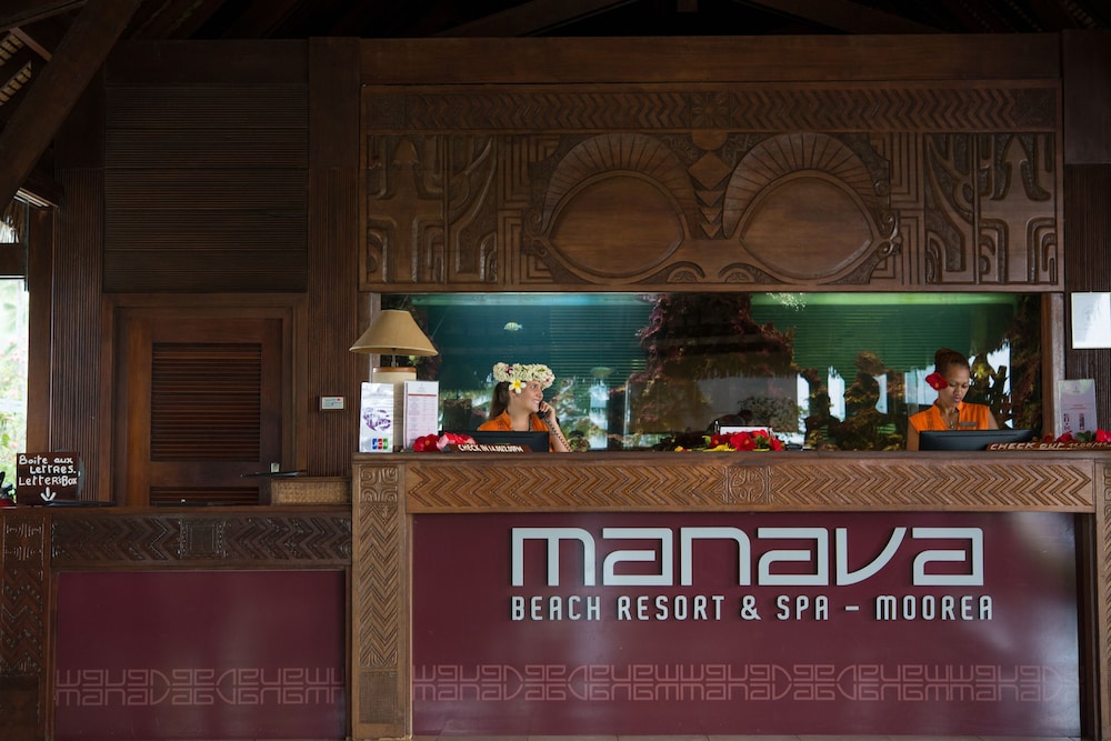 Lobby at Manava Beach Resort And Spa Moorea, MOOREA