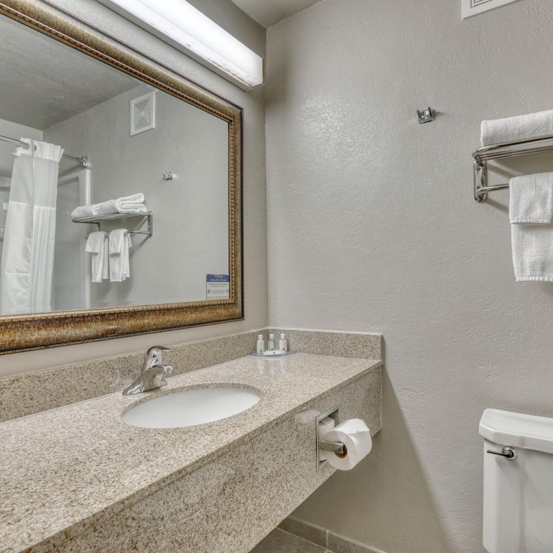 غرفة بسرير كوين مع أريكة، Quality Inn & Suites Green Bay Downtown 7/7