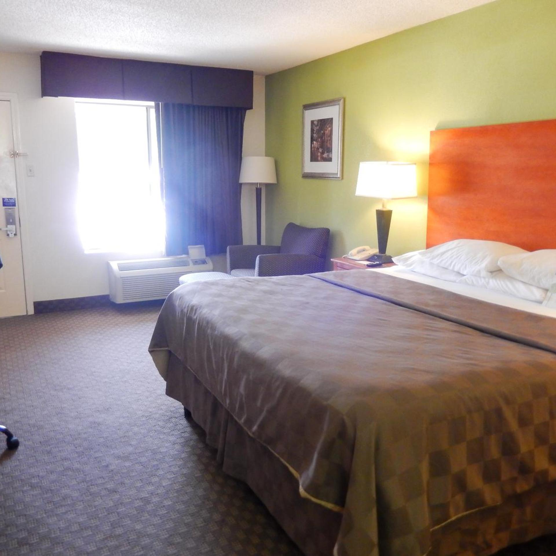 1 King Bed - Mob Acc RI Shwr Nsmk Micfridg