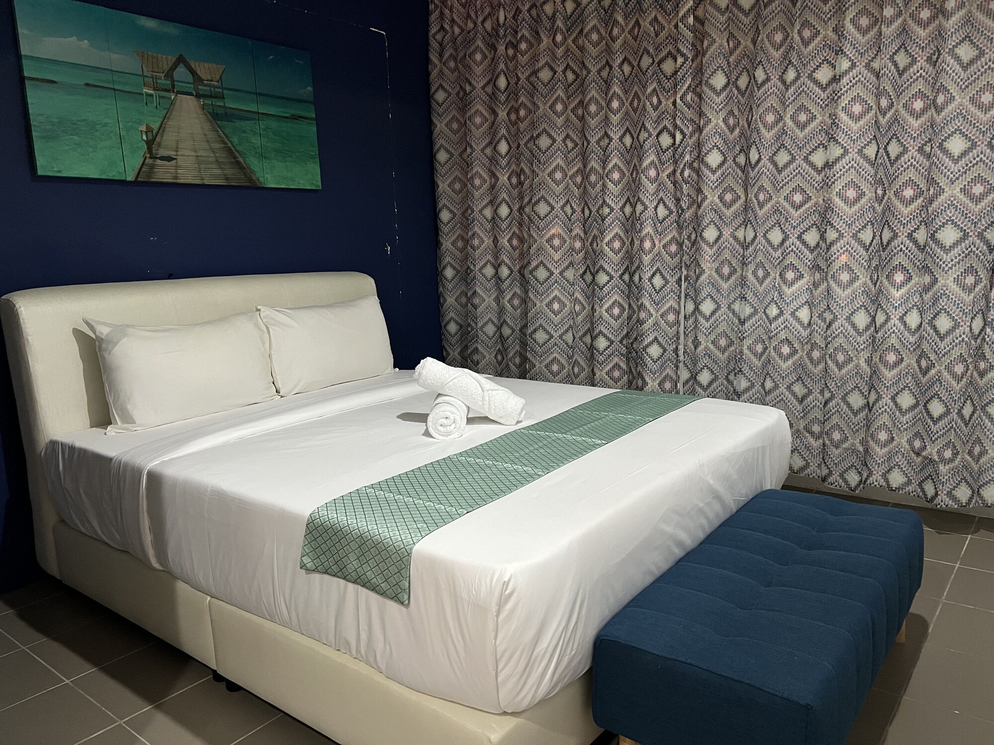 غرفة ديلوكس بسرير كوين بإطلالة على المدينة، Cassia Inn Kuching 3/4