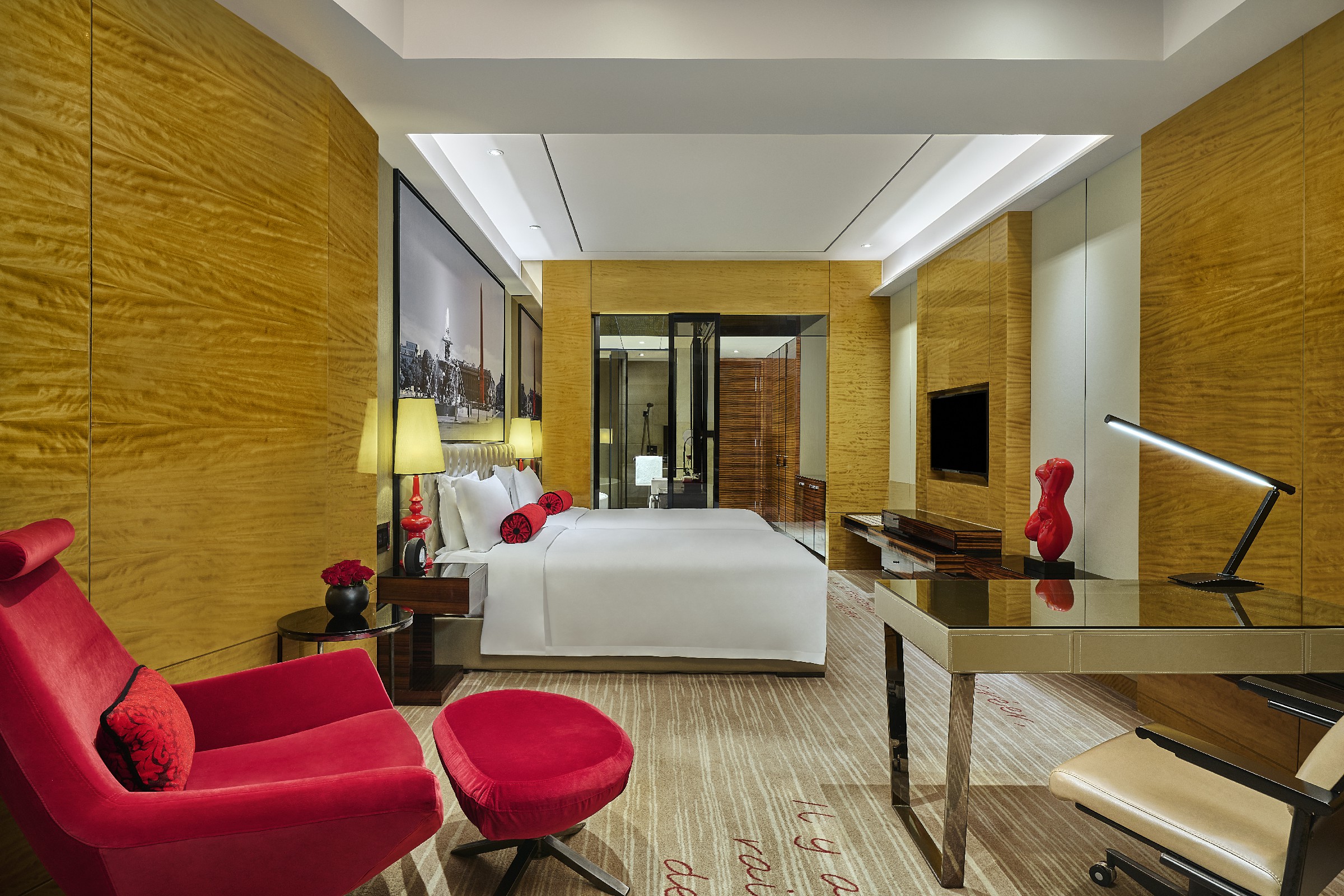 غرفة ديلوكس بسريرين منفصلين، Sofitel Guangzhou Sunrich 4/6