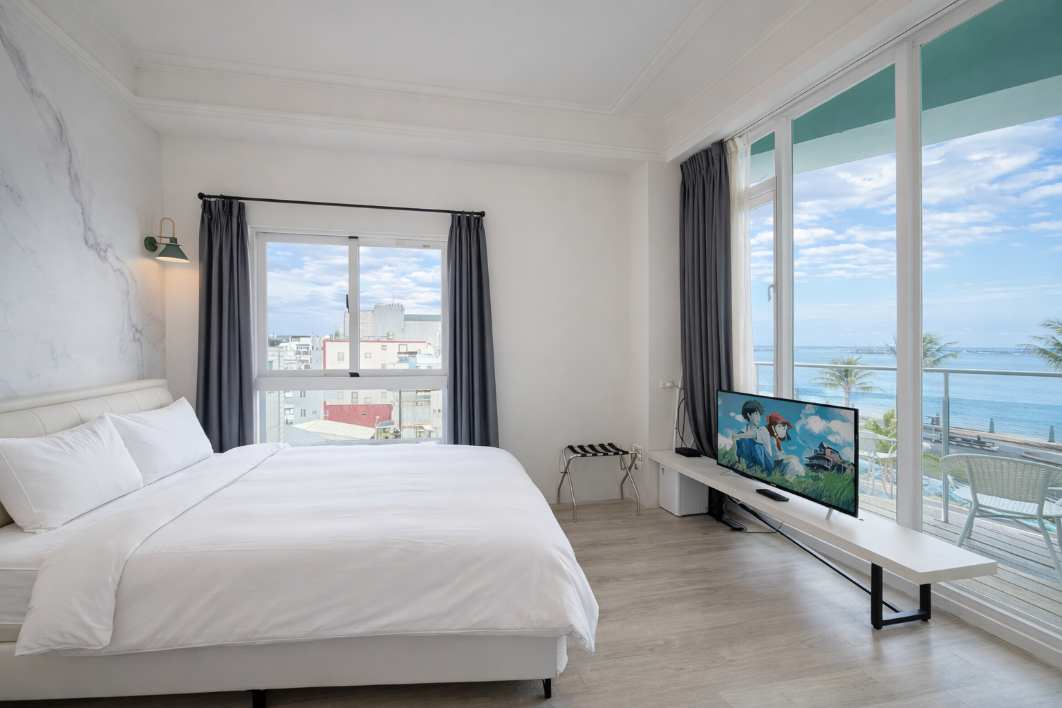 Room, Double Bed, Sea View, Balcony