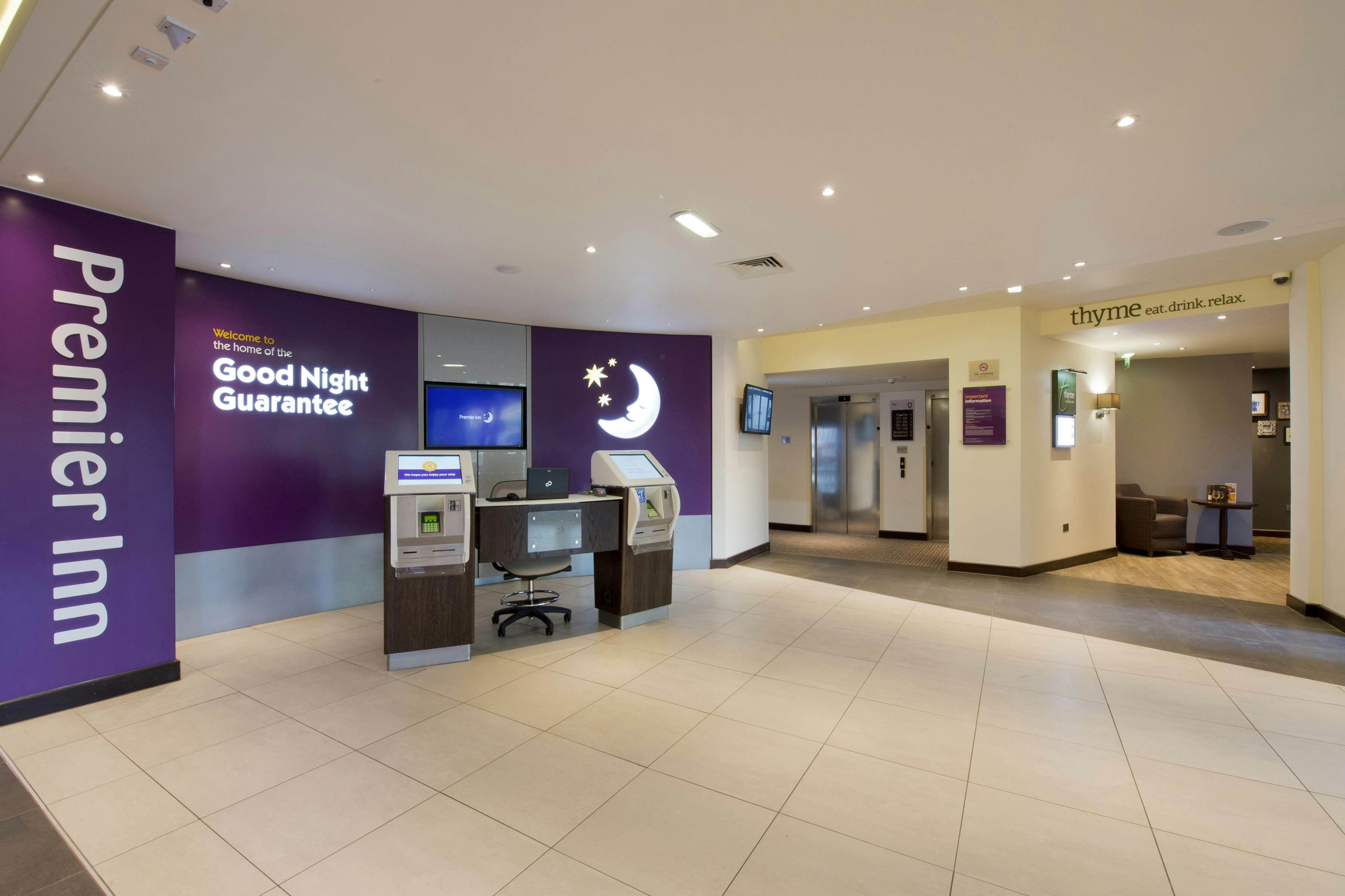 Lobby at Premier Inn Sunderland City Centre, SUNDERLAND