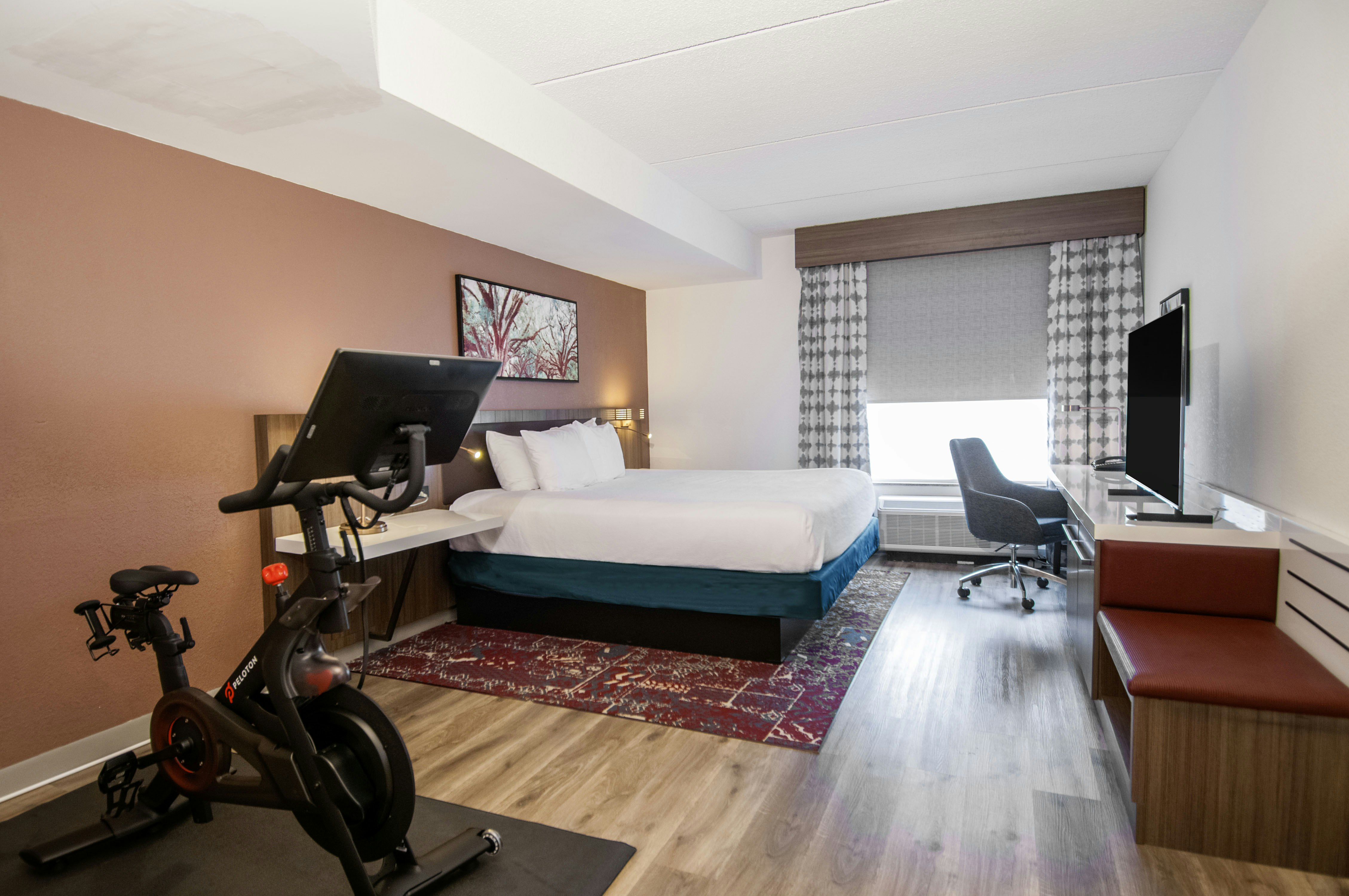 Room, King Bed, Peloton