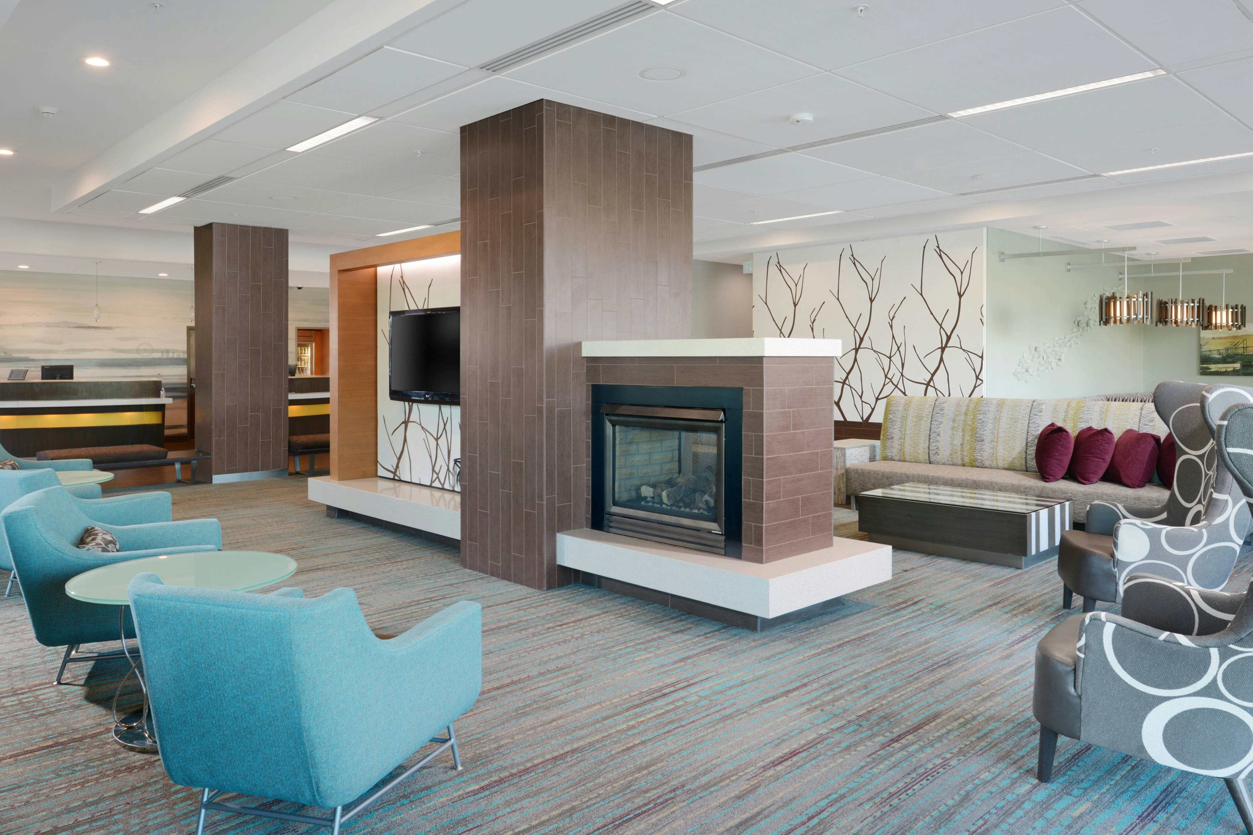 Lobby at Residence Inn By Marriott Long Beach Downtown, LONG BEACH - CA