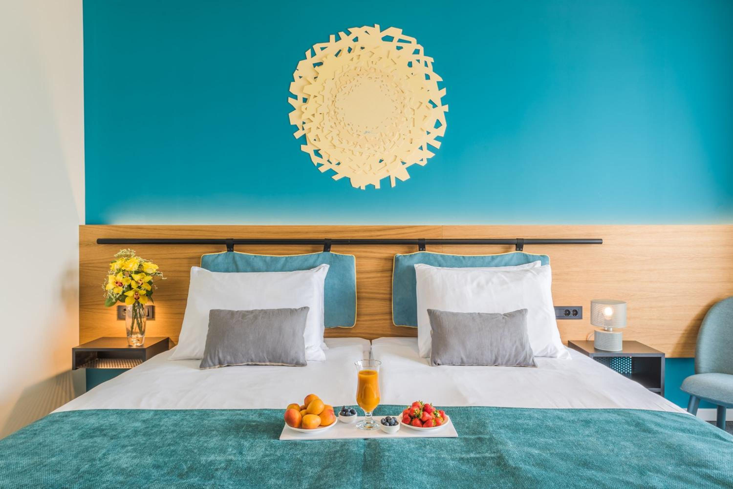 غرفة قياسية بسرير مزدوج أو سريرين منفصلين بشرفة مع أريكة، Hotel Nestos 9/10