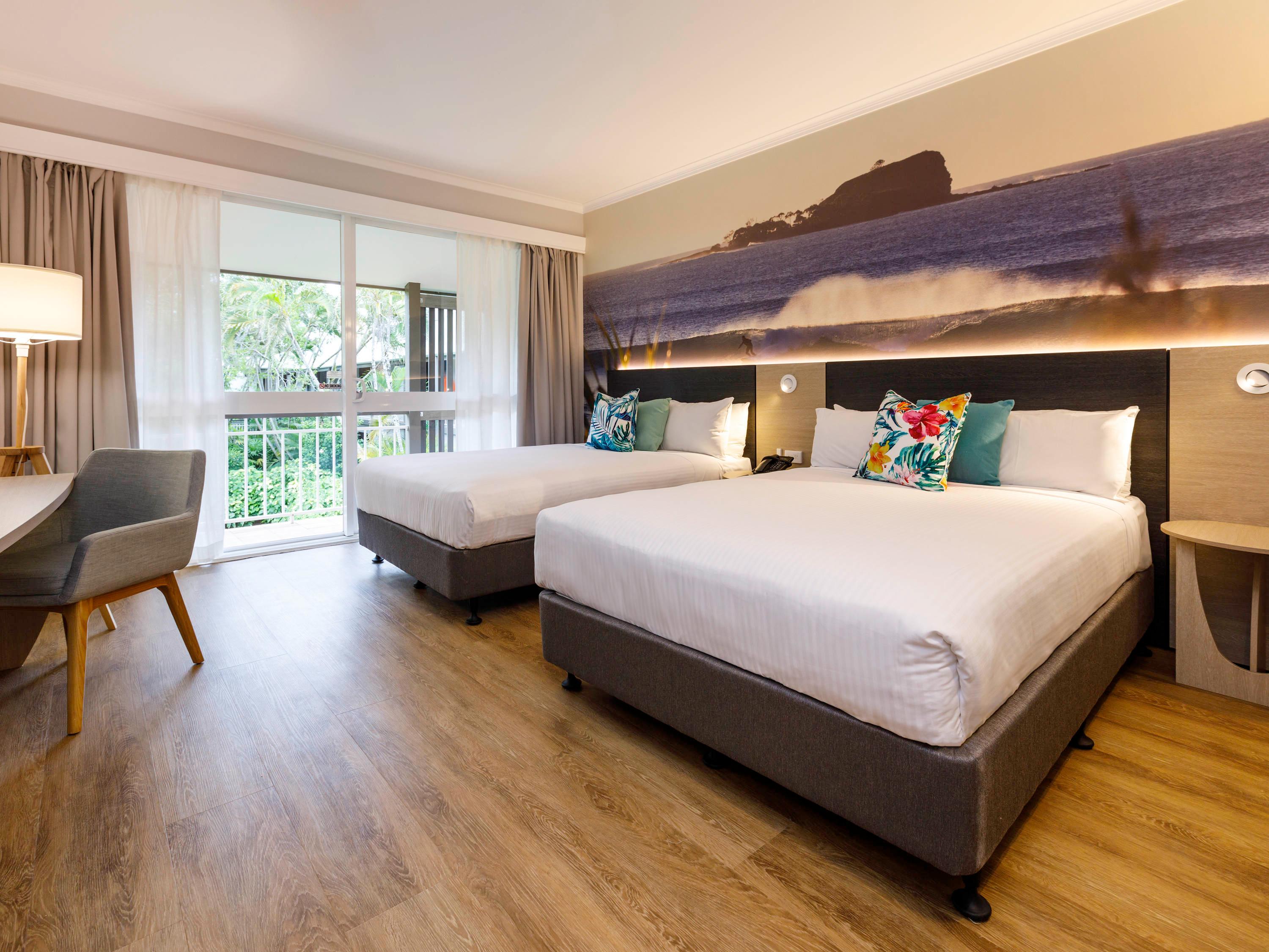 Resort, 1 Queen and 1 Single Bed, Garden View، Novotel Sunshine Coast Resort 2/5