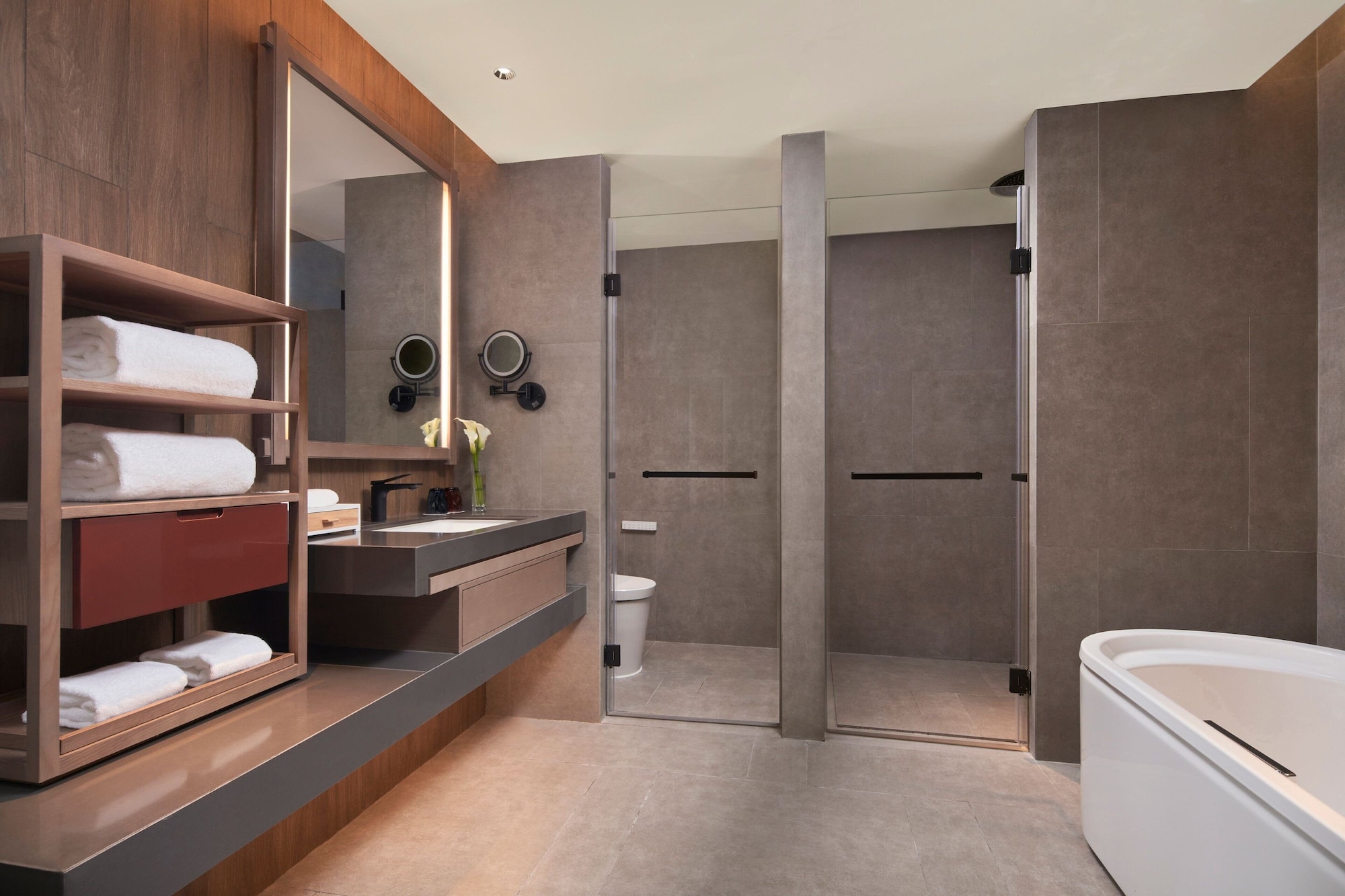جناح ديلوكس بسرير كينج بغرفة نوم واحدة، Beijing Marriott Hotel Yanqing 6/7