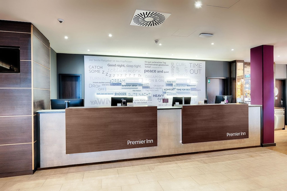 Lobby at Premier Inn Berlin City Sud Hotel, BERLIN