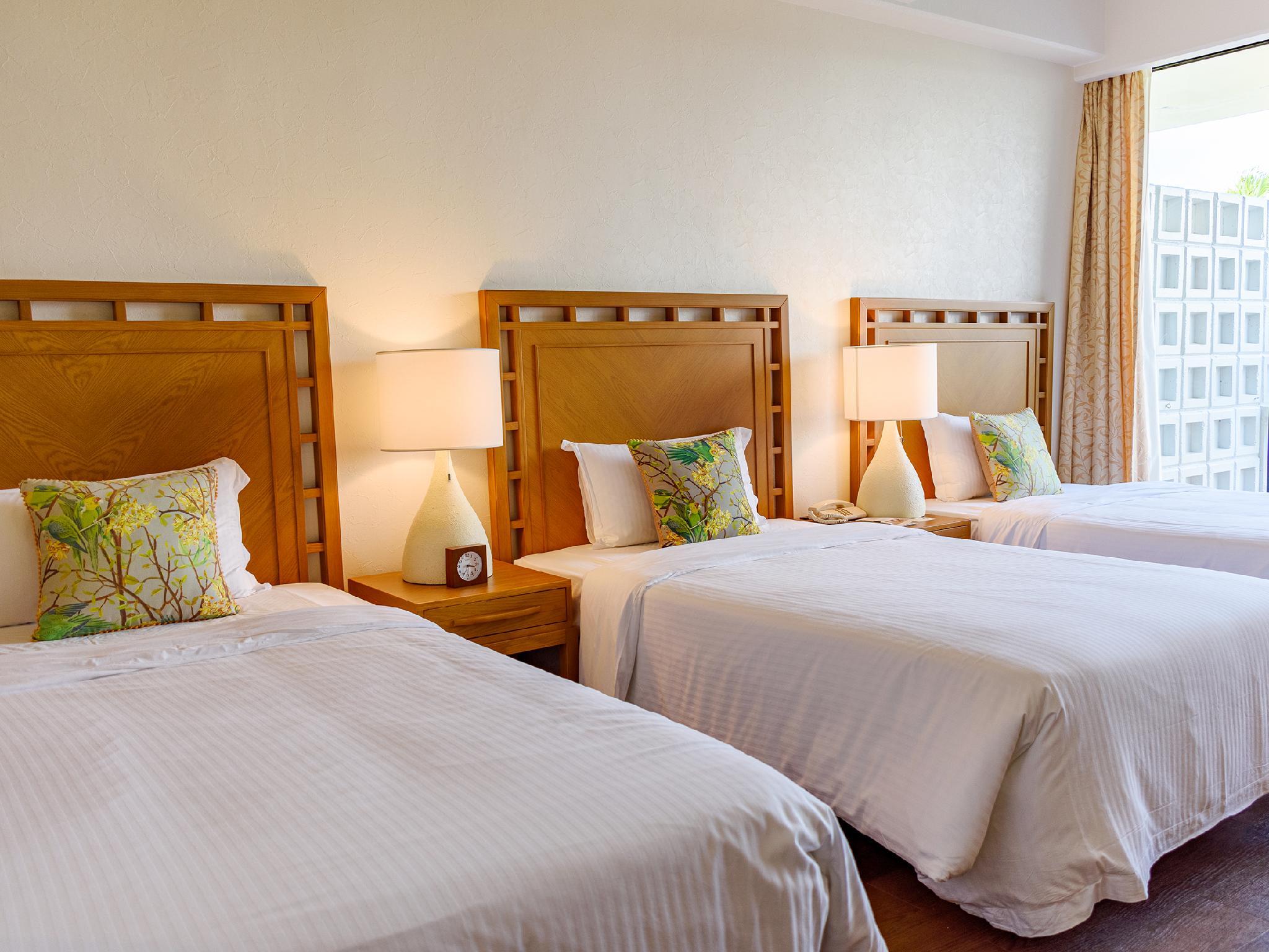 Semi Room, Deluxe, 3 Semi Double Beds, Mountain View