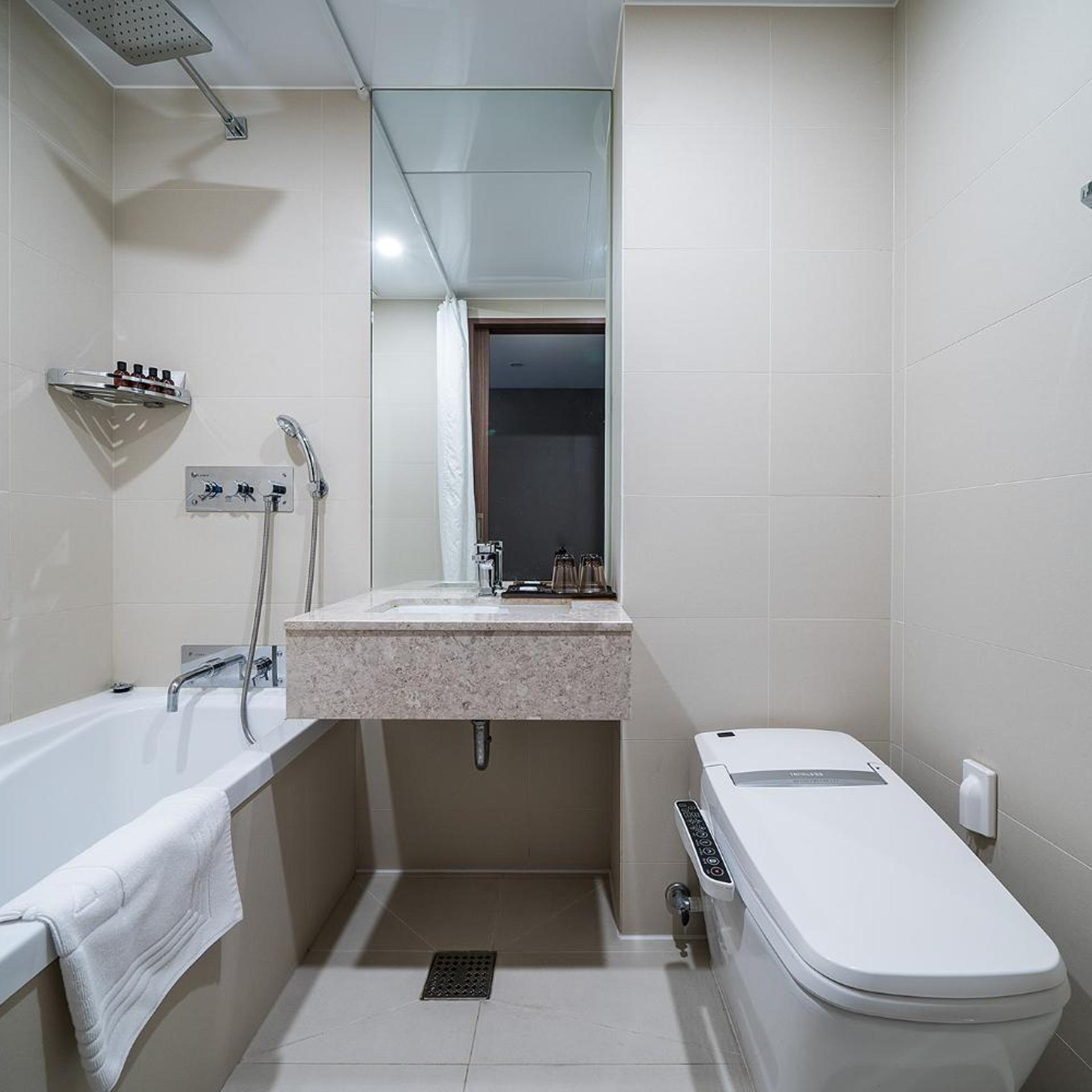 غرفة بزنس بسرير مزدوج بدون إطلالة، Busan Business Hotel 5/7