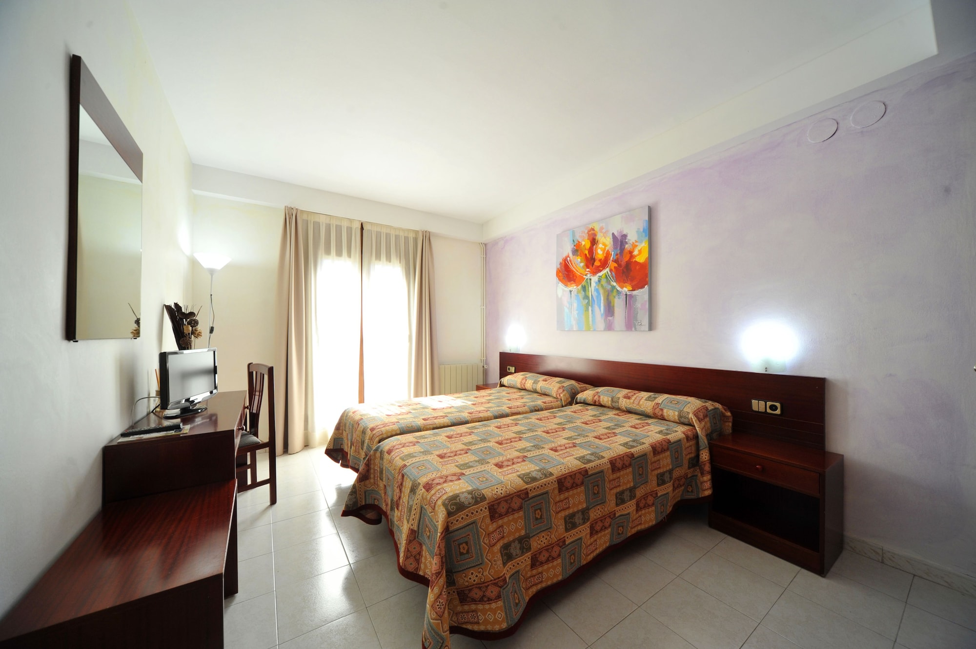 غرفة بسرير مزدوج، Hotel Vall d'Aneu 3/7