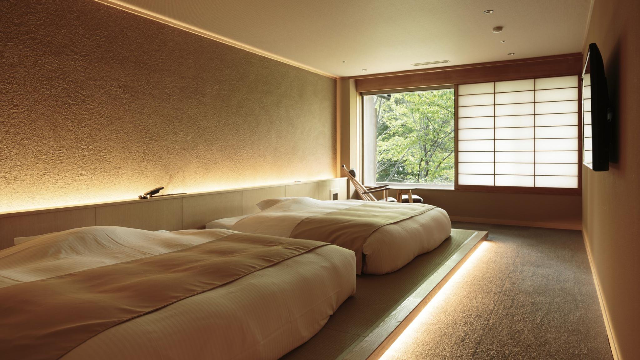 Standard, Twin Beds, with View, Outdoor Bath