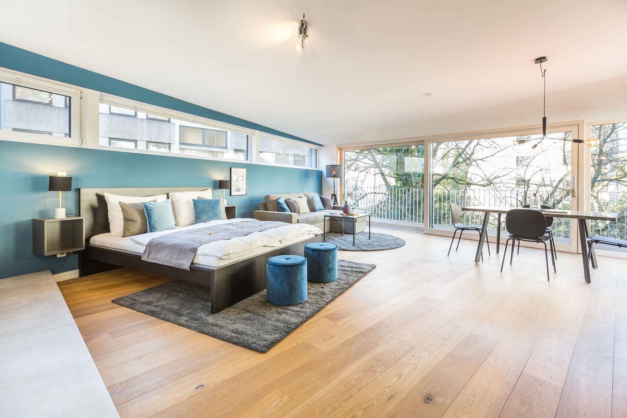 Skylounge, Exclusive, Apartment, King Bed, Sofa