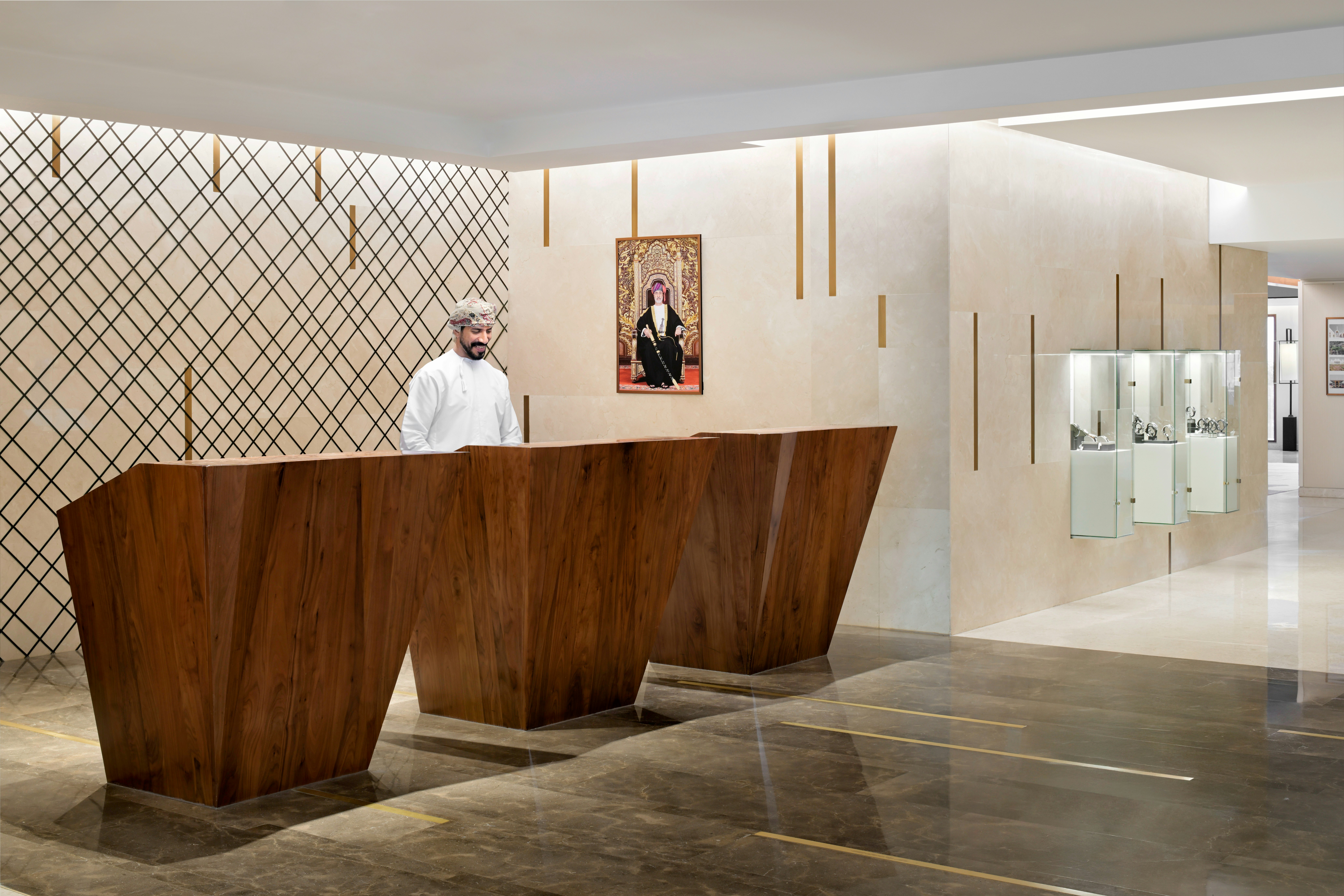 Lobby at Crowne Plaza Muscat, MUSCAT