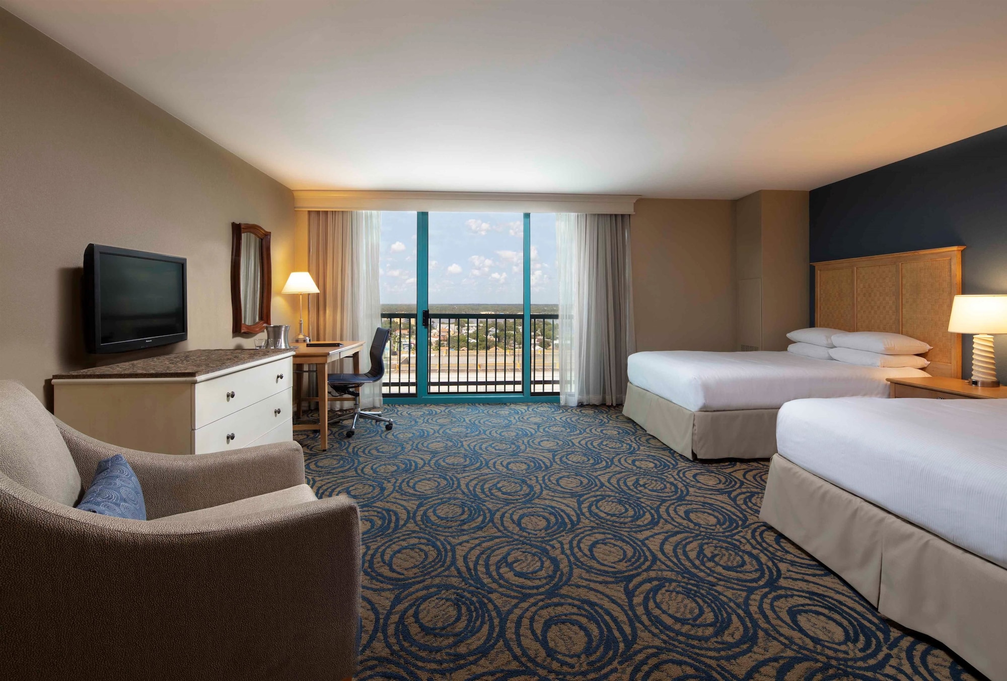 ROOM, 2 QUEEN BEDS, SUNSET VIEW, CITY VIEW