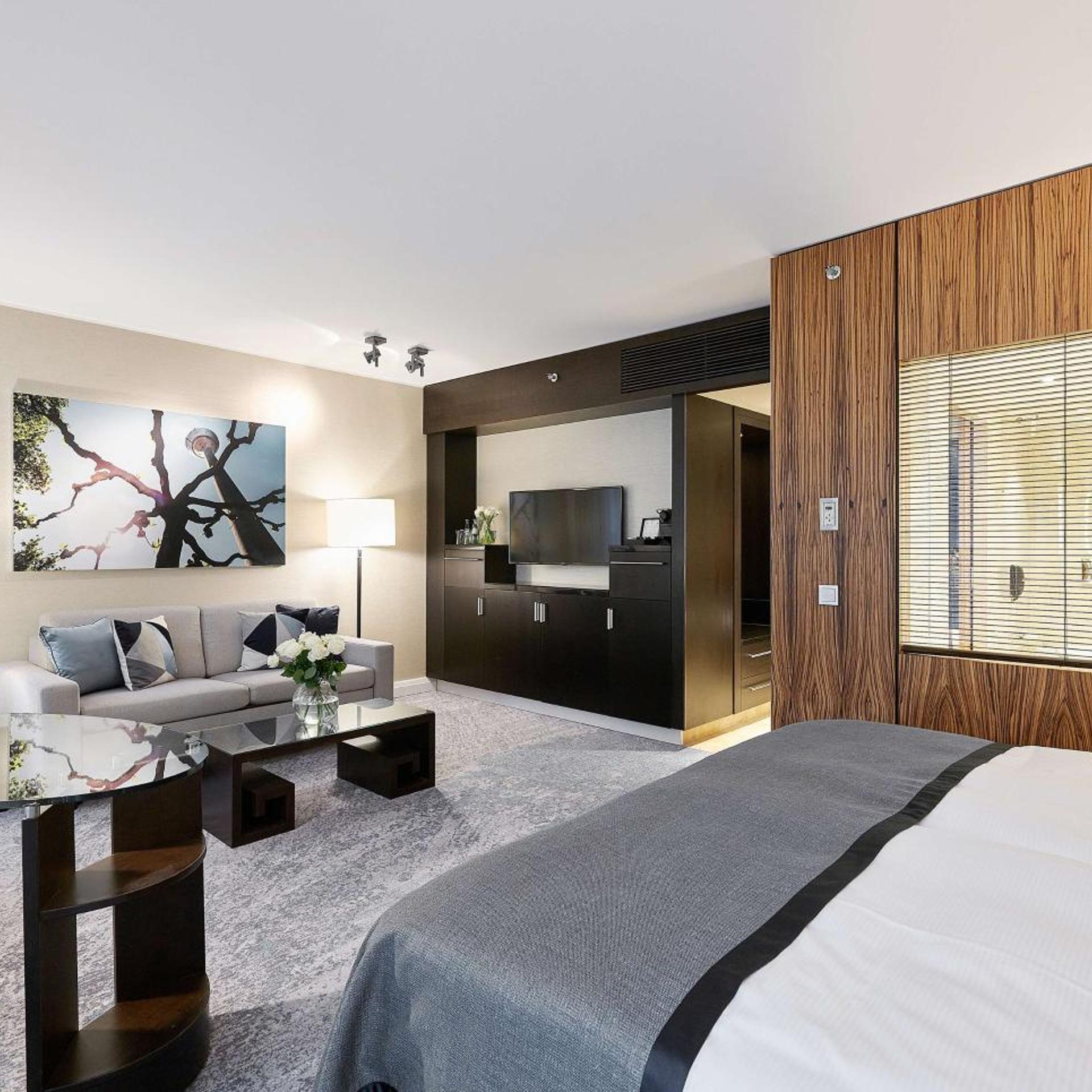غرفة ديلوكس بسرير كينج مع أريكة، Hotel Ko59 Dusseldorf - Member of Hommage Luxury Hotels Collection 4/6