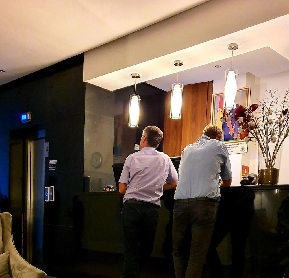 Lobby at Grand Hotel Central, CONAKRY