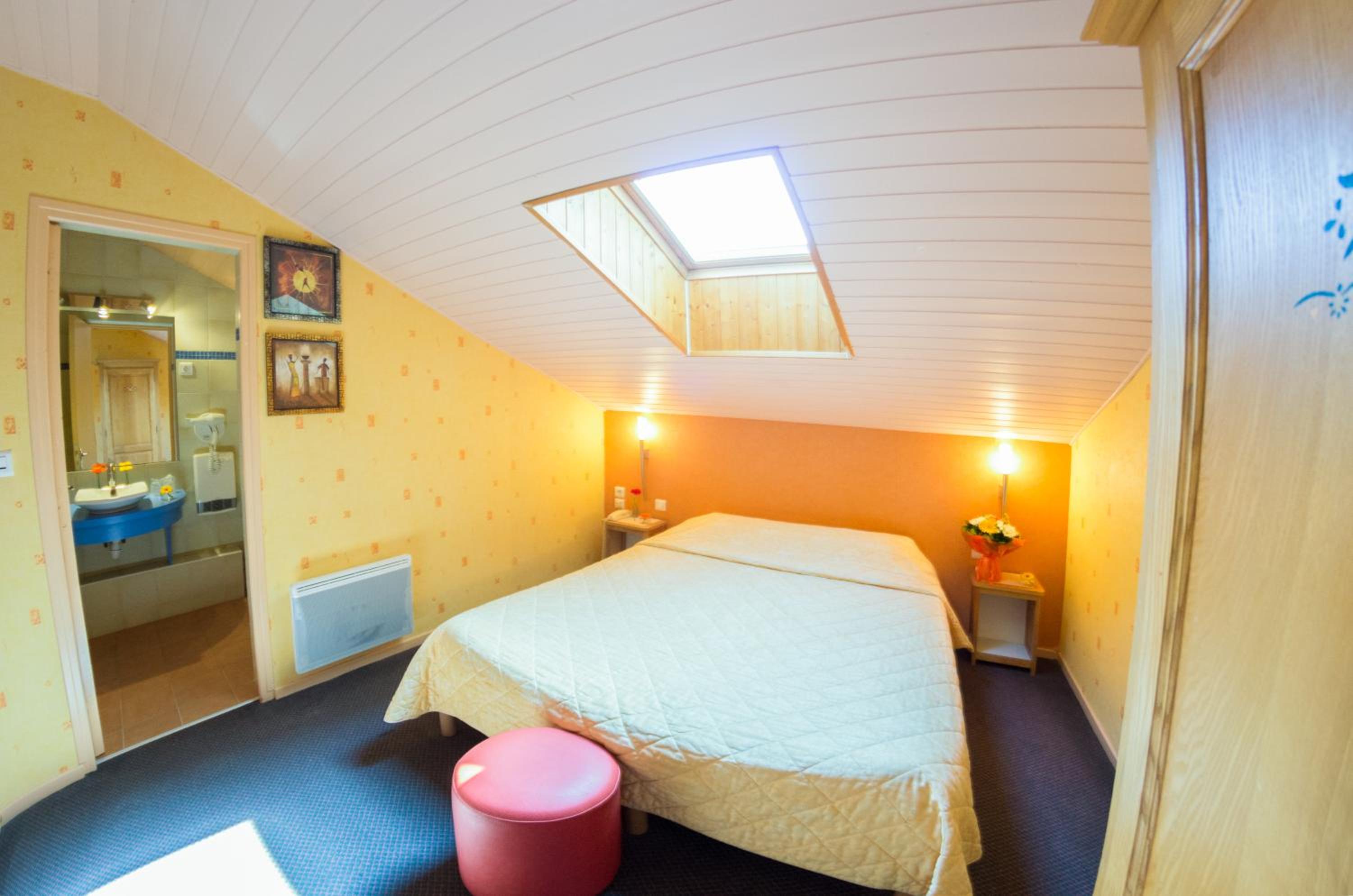Room, Double or Twin Bed, Attic