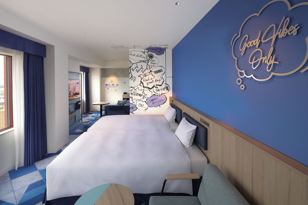 غرفة ديلوكس ركنية بسريرين منفصلين، Hotel Kintetsu Universal City 2/3